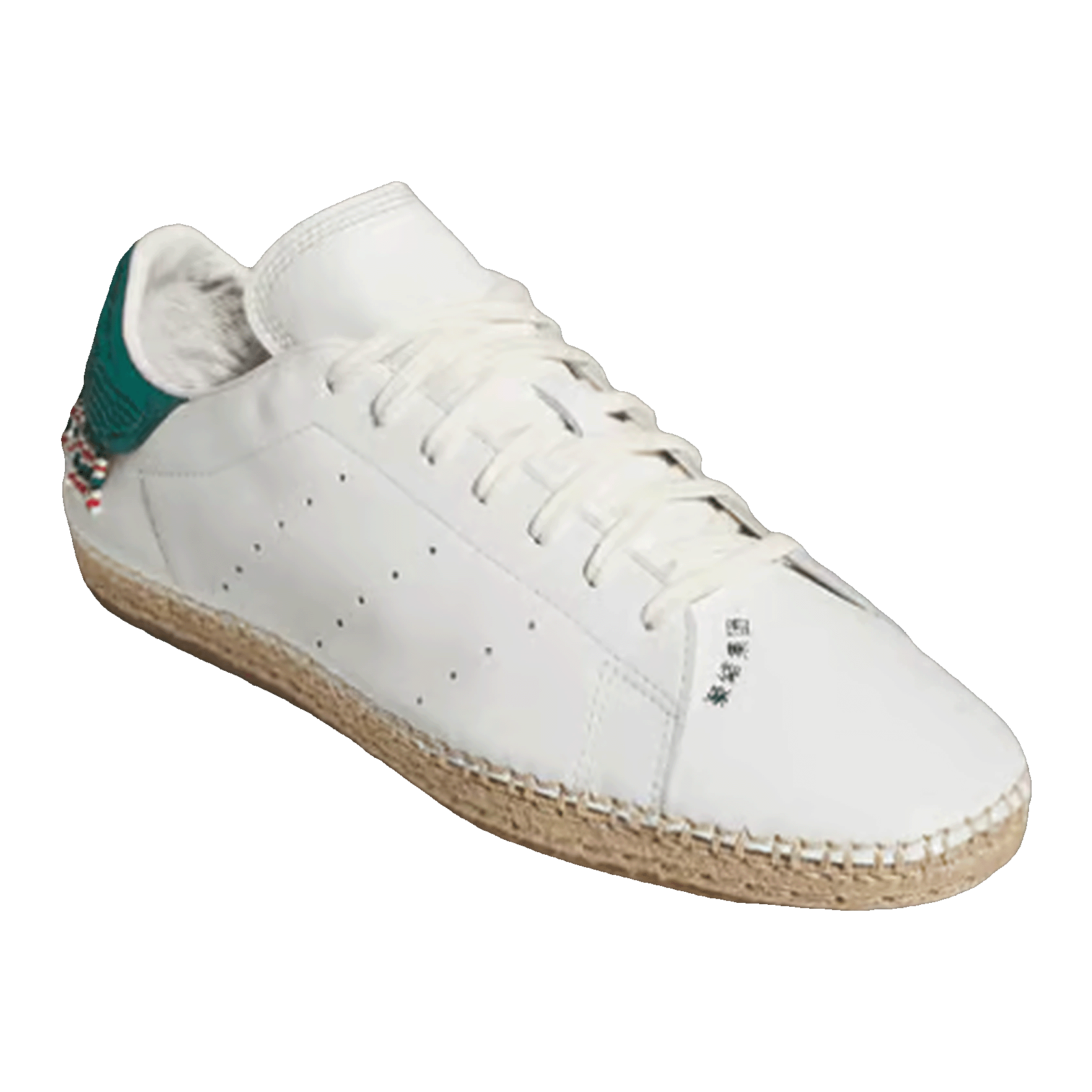 adidas Stan Smith Espadrille CLOT By Edison Chen White Green Beads Side JR9373