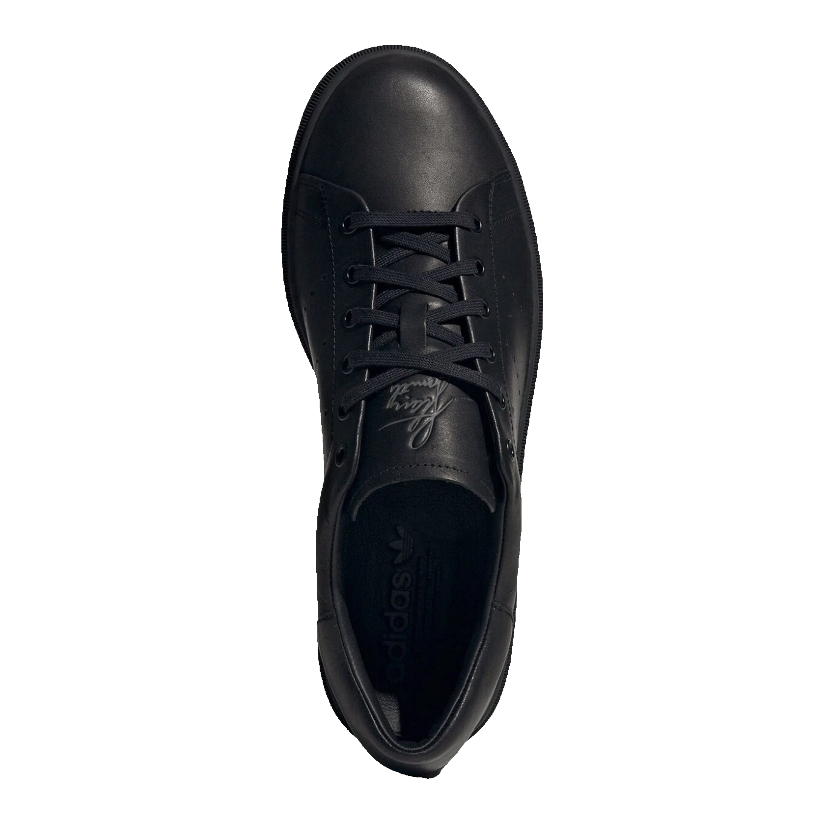 adidas Stan Smith Freizeit Black Oben JI1496