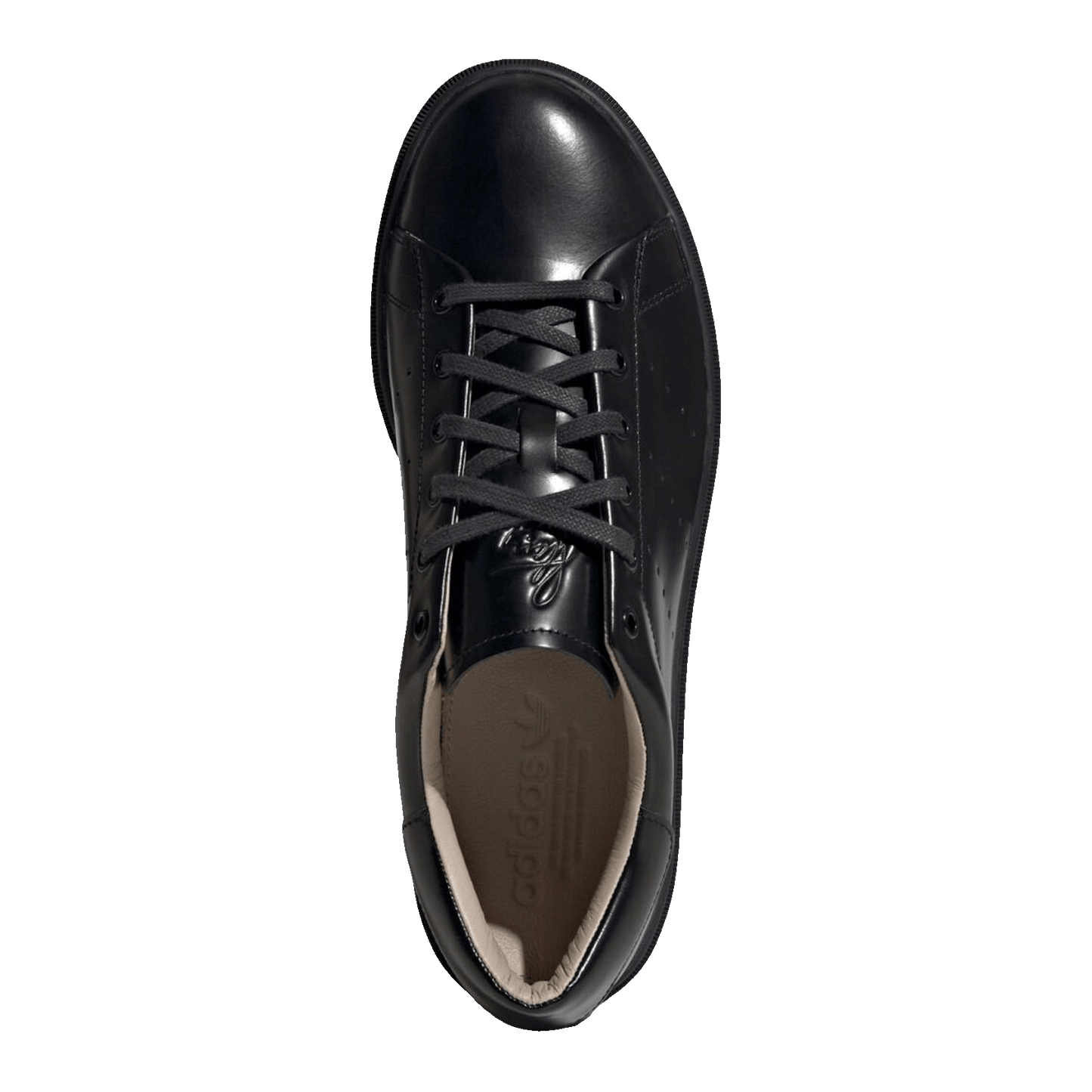 adidas Stan Smith Freizeit Triple Black Oben JQ5838