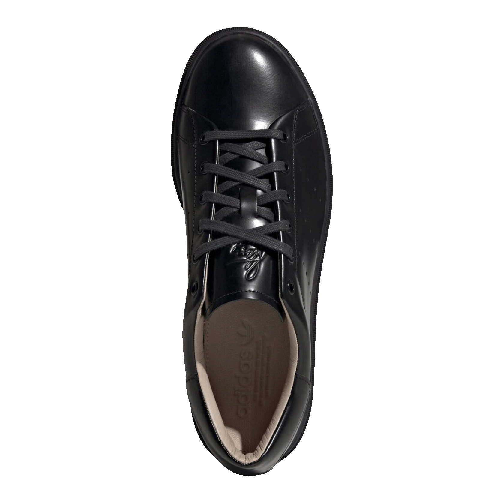 adidas Stan Smith Freizeit Triple Black Oben JQ5838