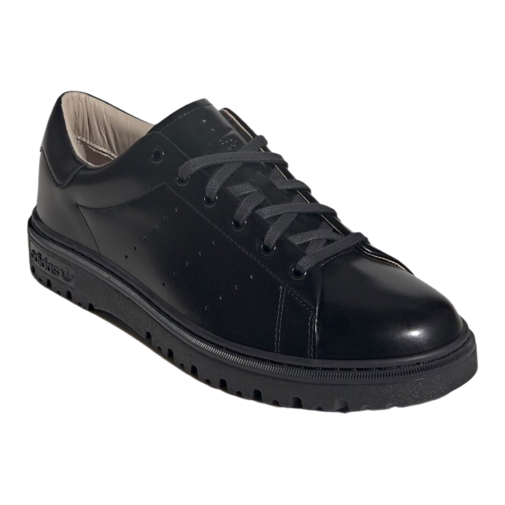 adidas Stan Smith Freizeit Triple Black Side JQ5838