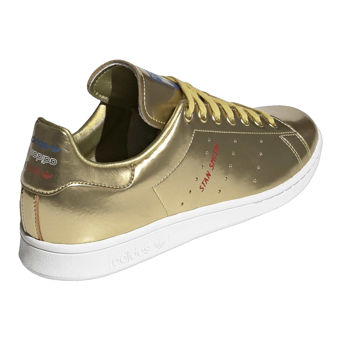 adidas Stan Smith Gold Metallic (2019) Back FW5364