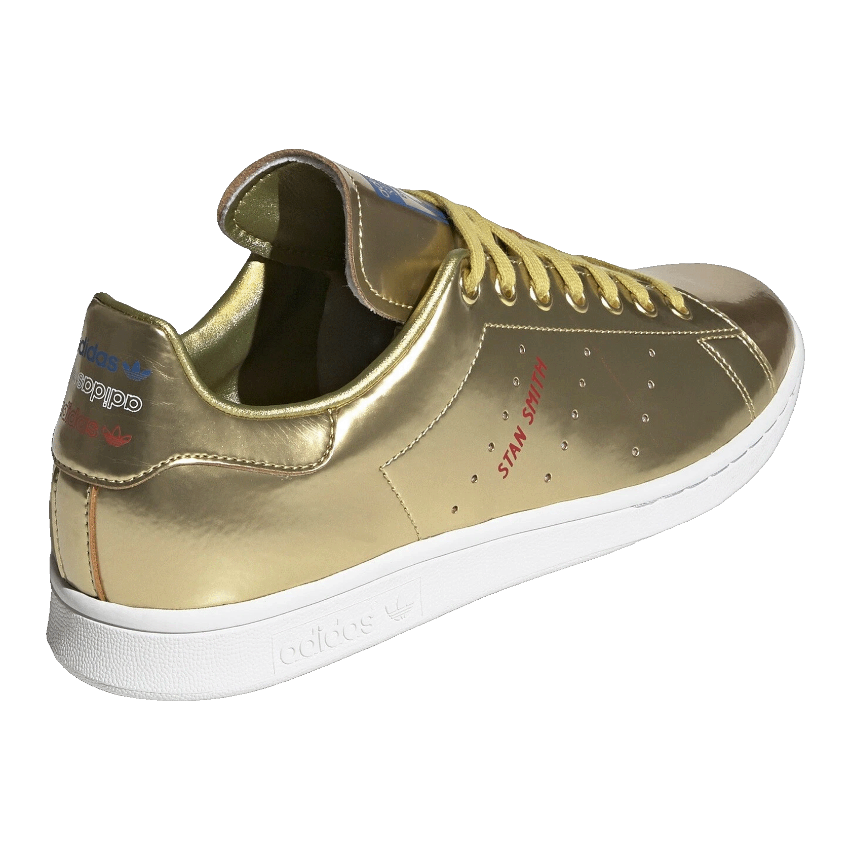 adidas Stan Smith Gold Metallic (2019) Back FW5364