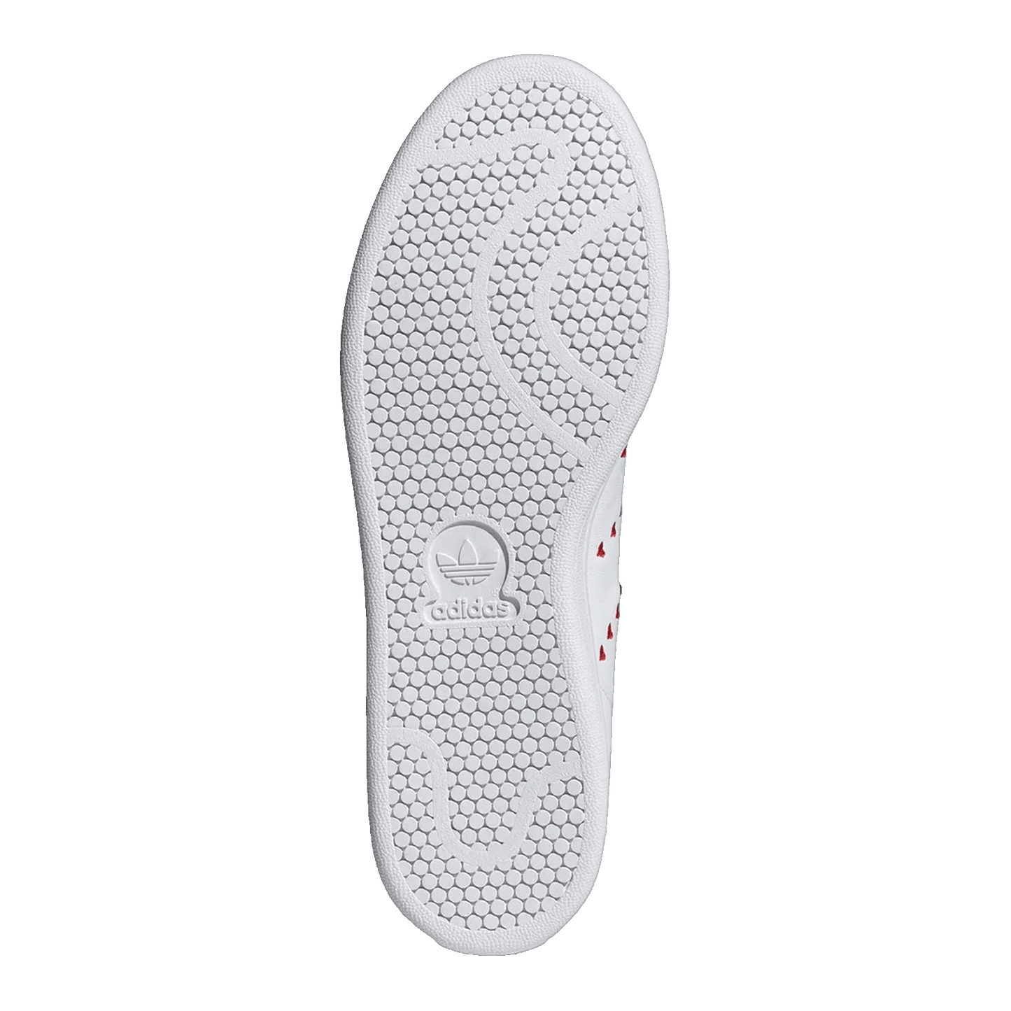 adidas Stan Smith Heart Stripe Red Sohle