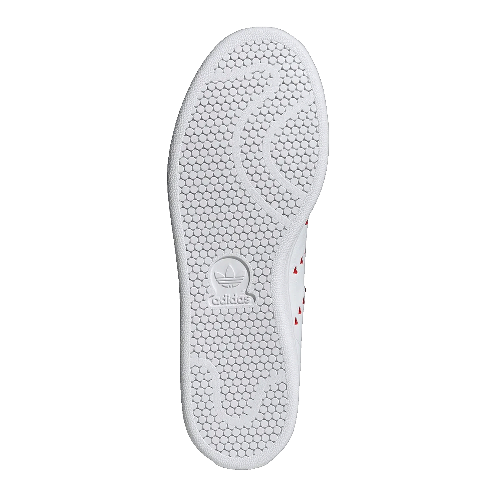 adidas Stan Smith Heart Stripe Red Sohle