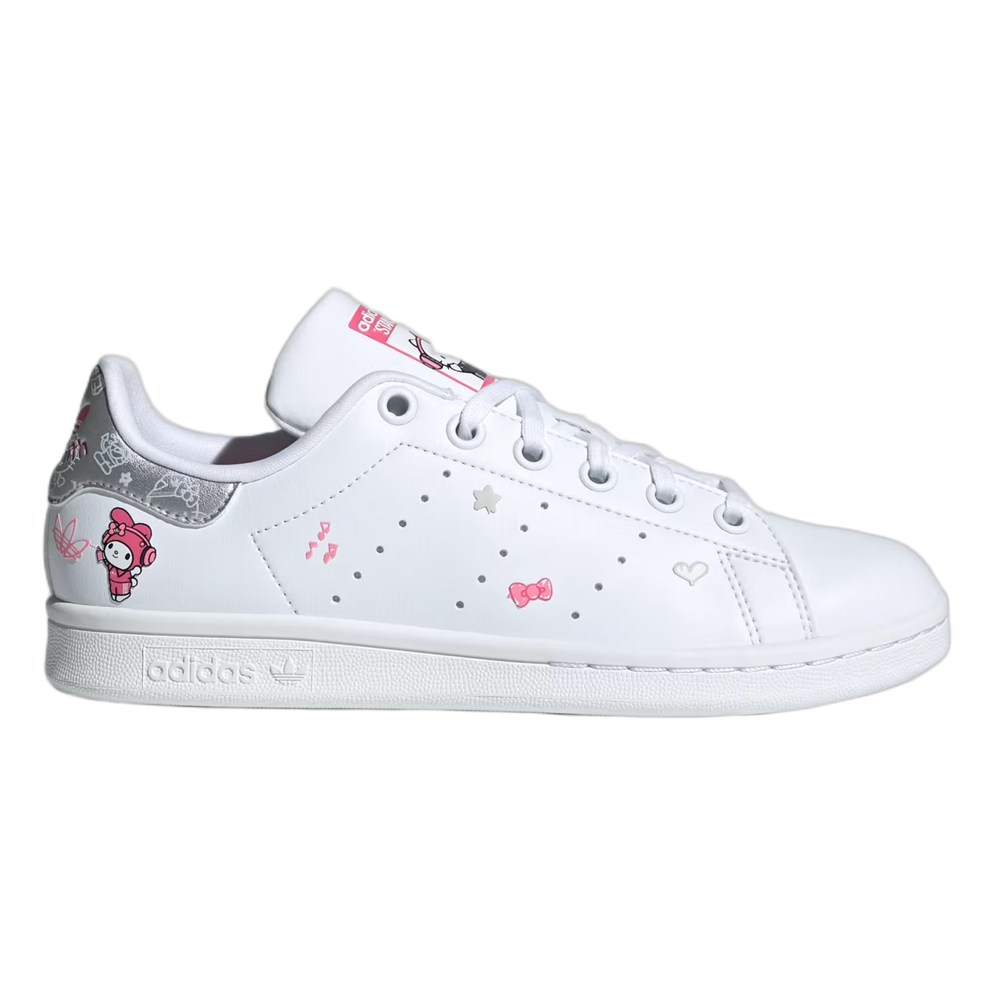 adidas Stan Smith Hello Kitty And Friends Cloud White Core Black Pink Fusion (GS) IG8407