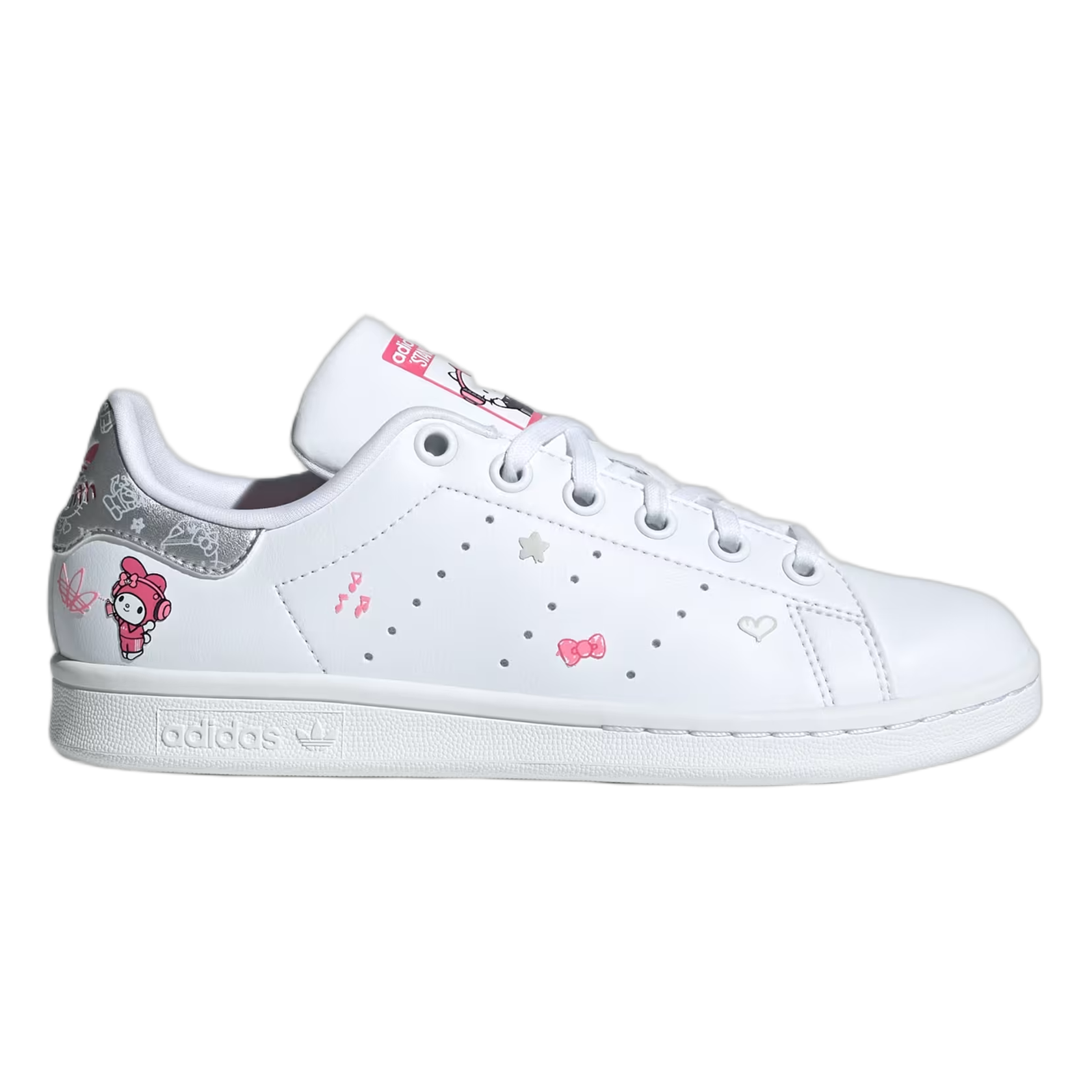 adidas Stan Smith Hello Kitty And Friends Cloud White Core Black Pink Fusion (GS) IG8407