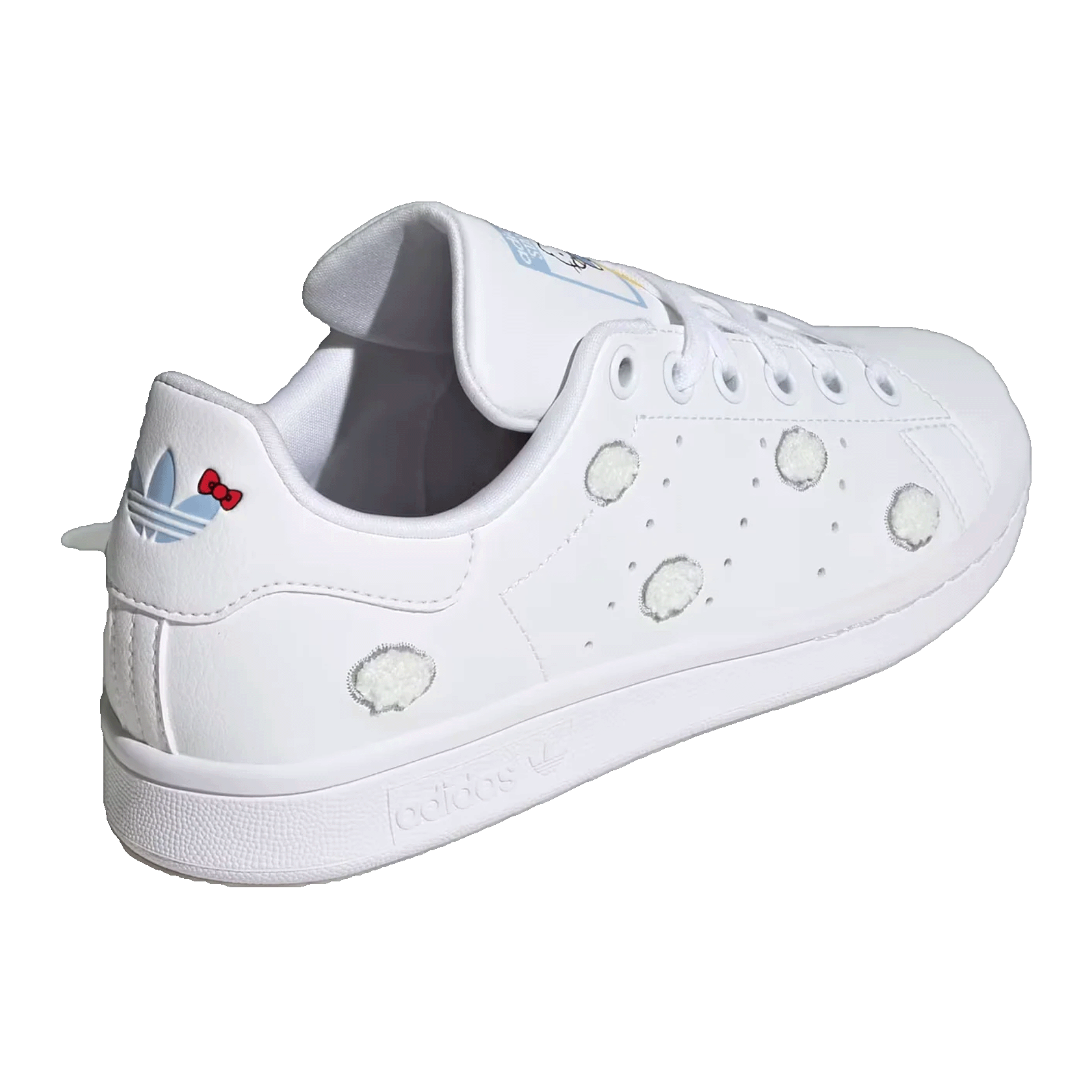 adidas Stan Smith Hello Kitty Cloud White Grey Glow Blue (GS) Back