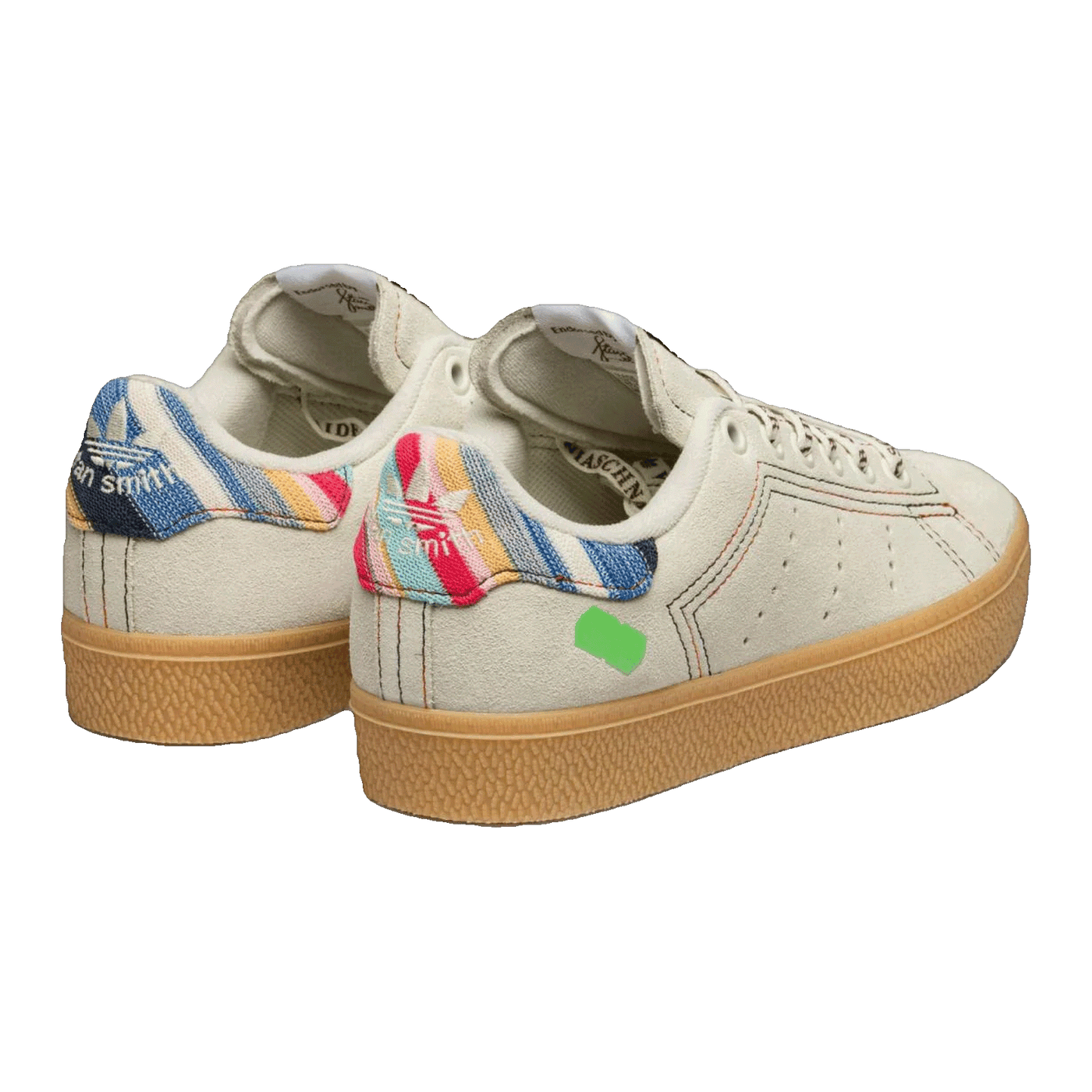 adidas Stan Smith Kseniaschnaider Ivory Bliss Pink Gum (W) Back IE0384