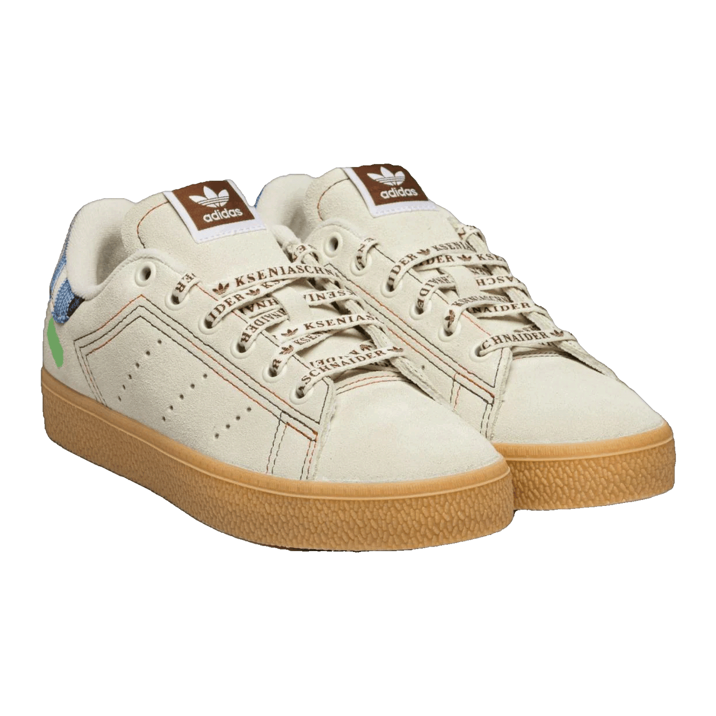 adidas Stan Smith Kseniaschnaider Ivory Bliss Pink Gum (W) Side IE0384