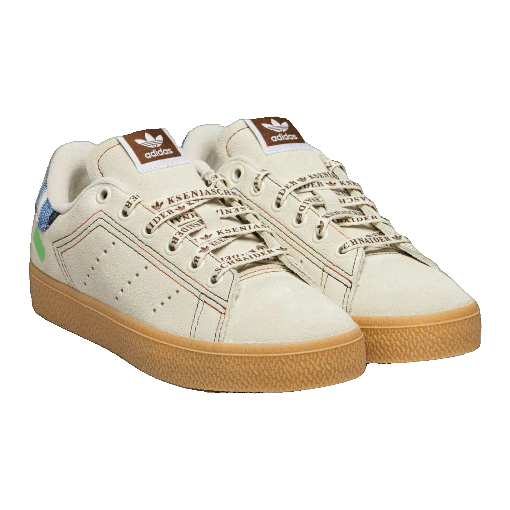 adidas Stan Smith Kseniaschnaider Ivory Bliss Pink Gum (W) Side IE0384
