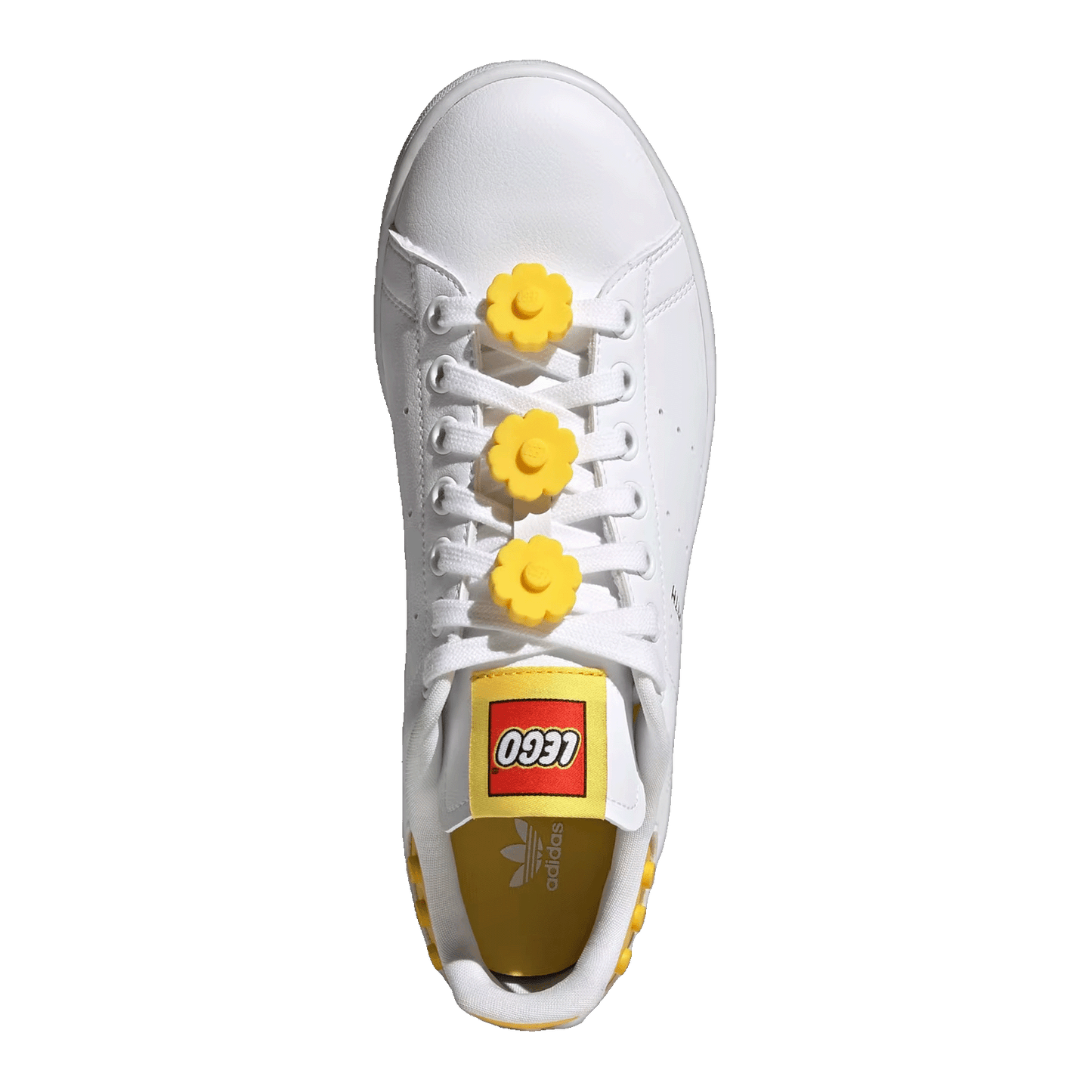 adidas Stan Smith LEGO White Yellow (W) Oben