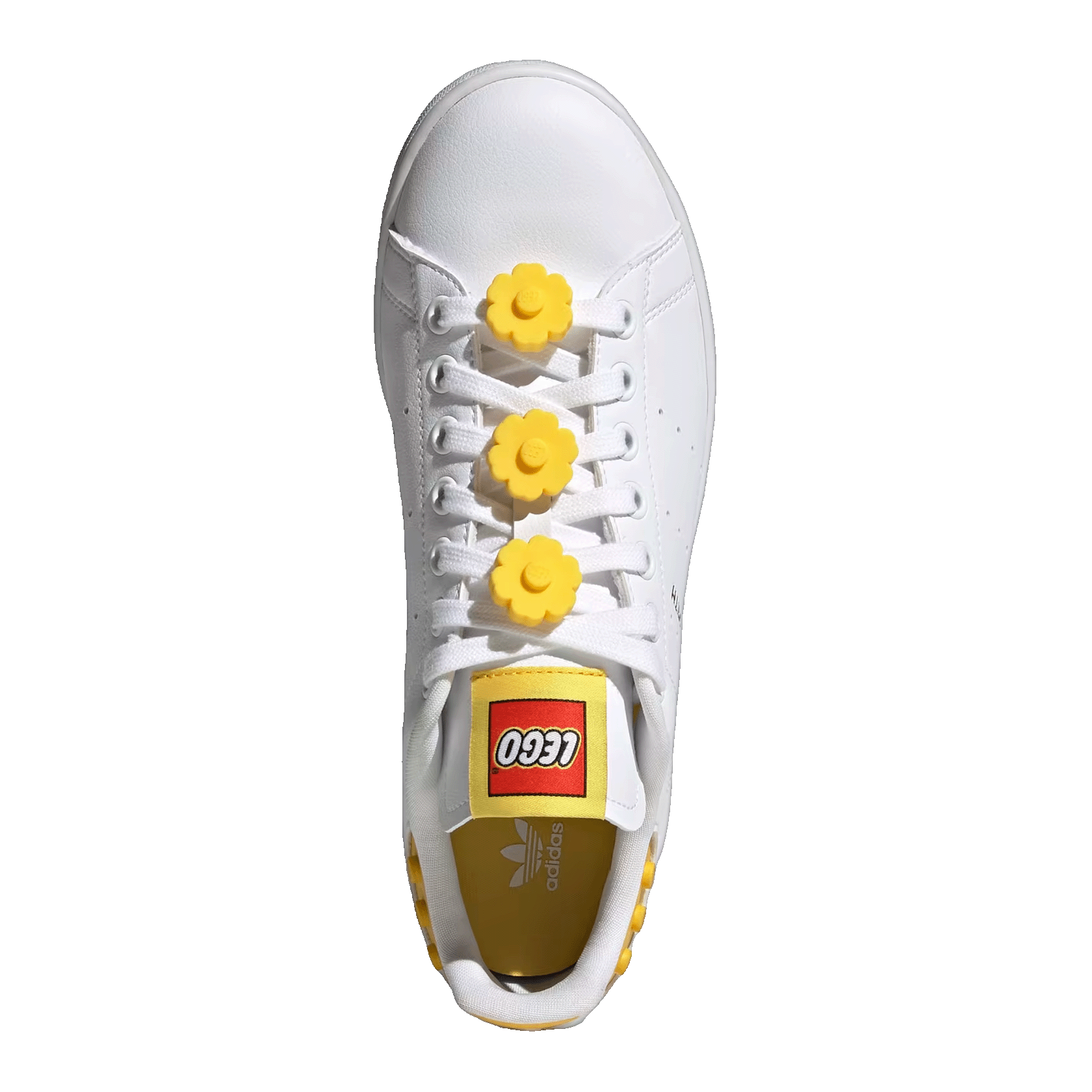 adidas Stan Smith LEGO White Yellow (W) Oben