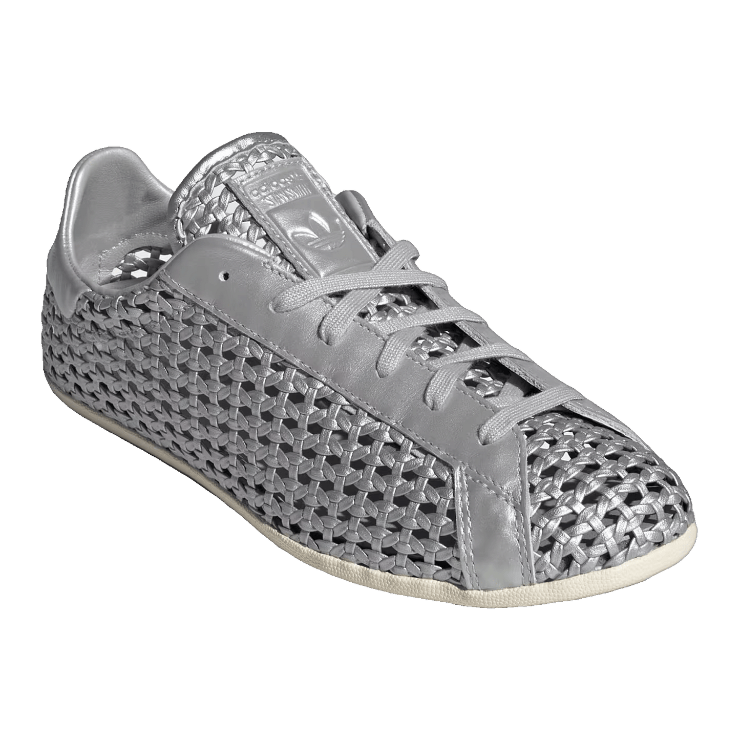 adidas Stan Smith Lo Pro Basketweave Silver Metallic (W) Side IH9355
