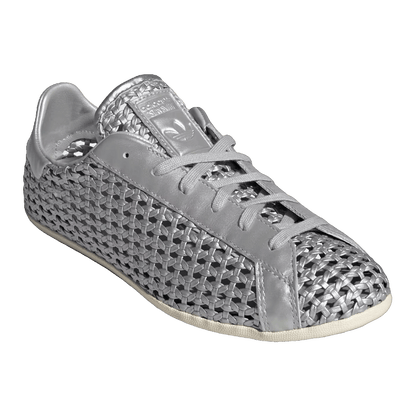 adidas Stan Smith Lo Pro Basketweave Silver Metallic (W) Side IH9355