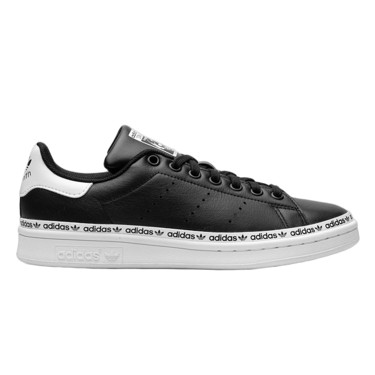 adidas Stan Smith Logo Taping Black White (W) FV7305