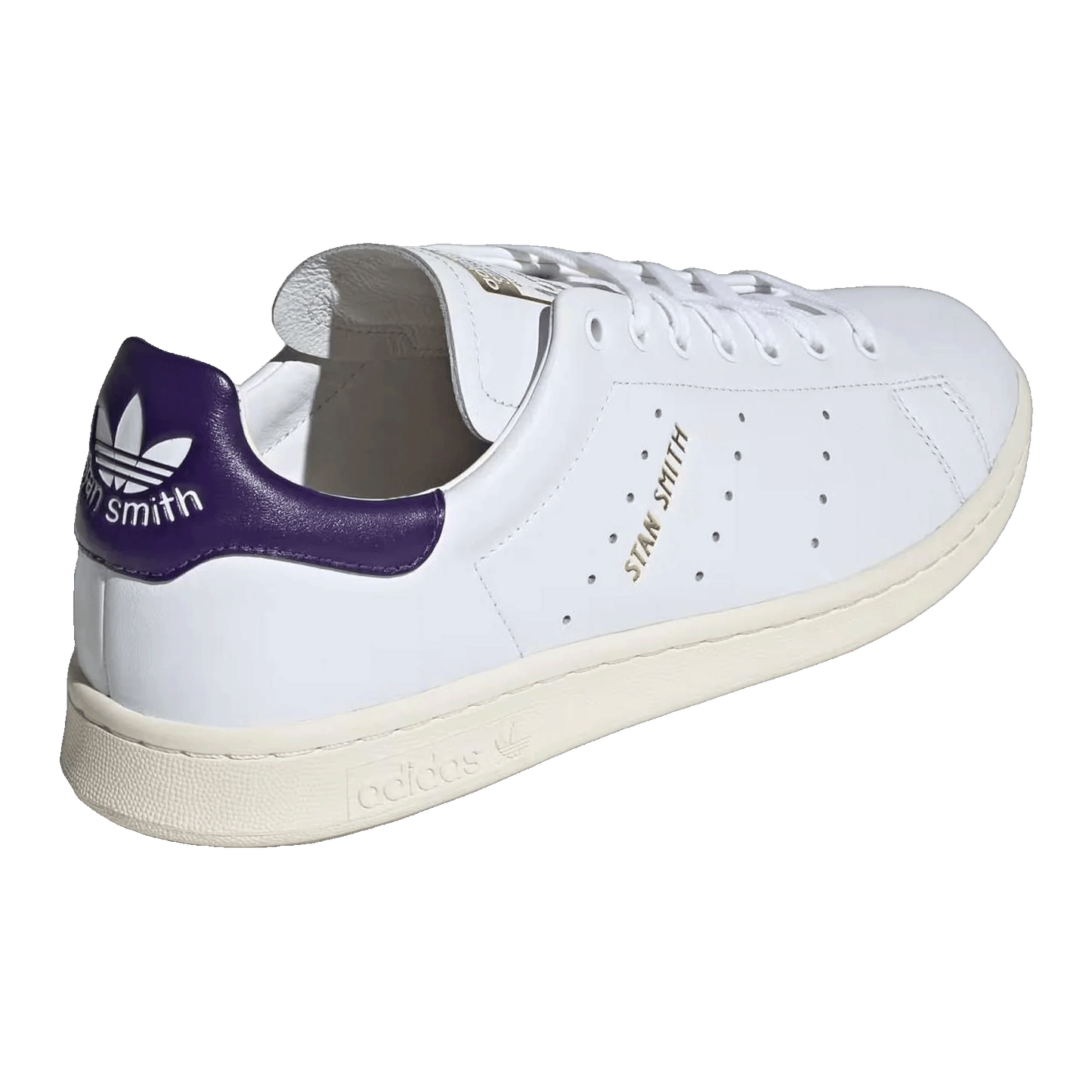 adidas Stan Smith Lux Cloud White Collegiate Purple Cream White Back ID1415