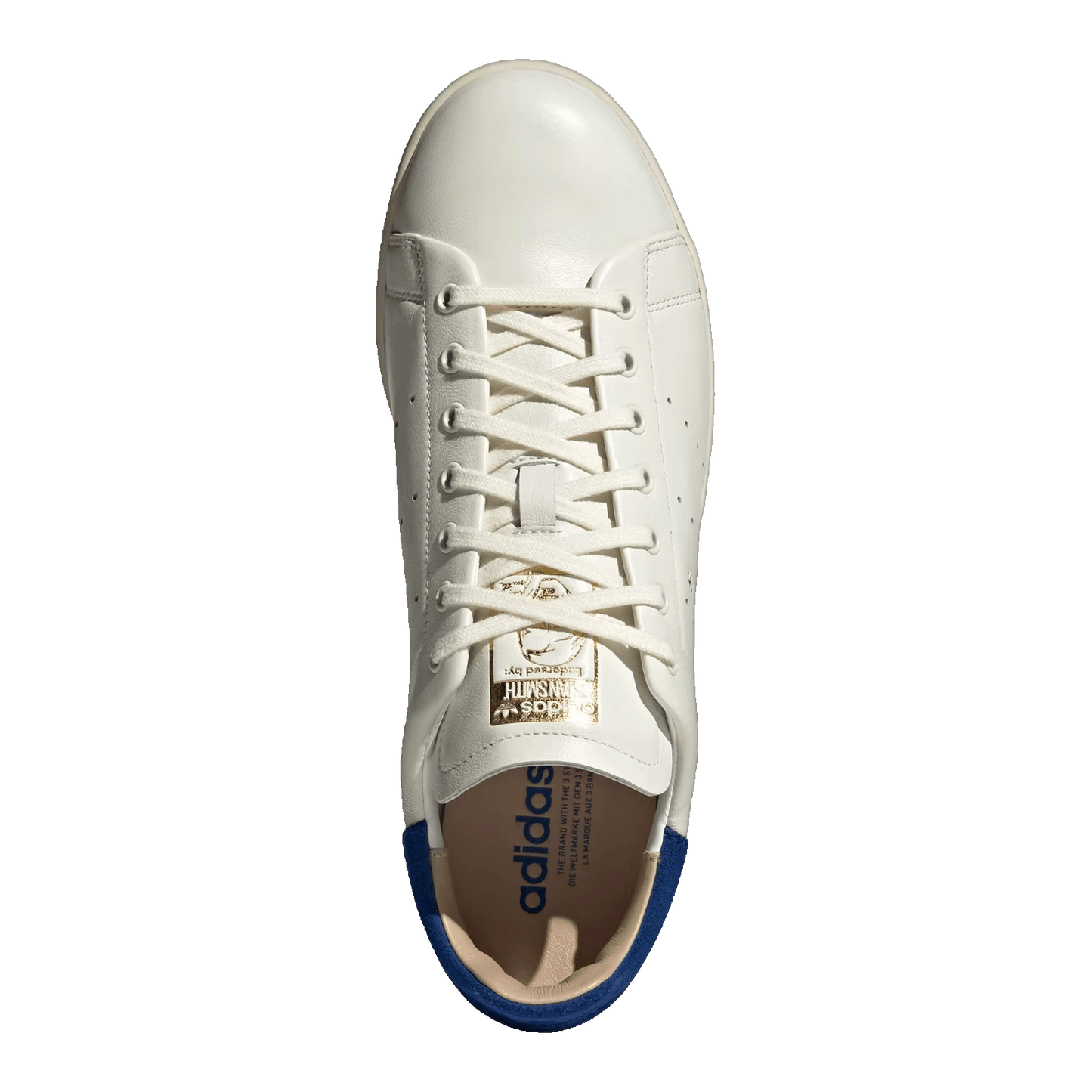 adidas Stan Smith Lux Off White Royal Blue Oben ID1995