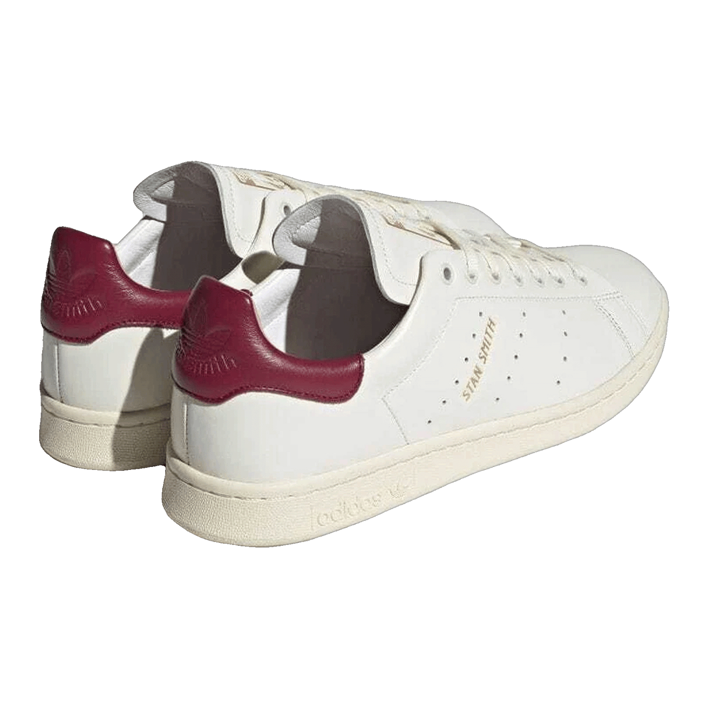 adidas Stan Smith Lux White Burgundy Back