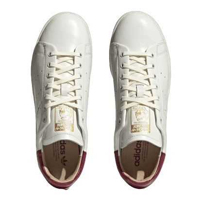 adidas Stan Smith Lux White Burgundy Oben