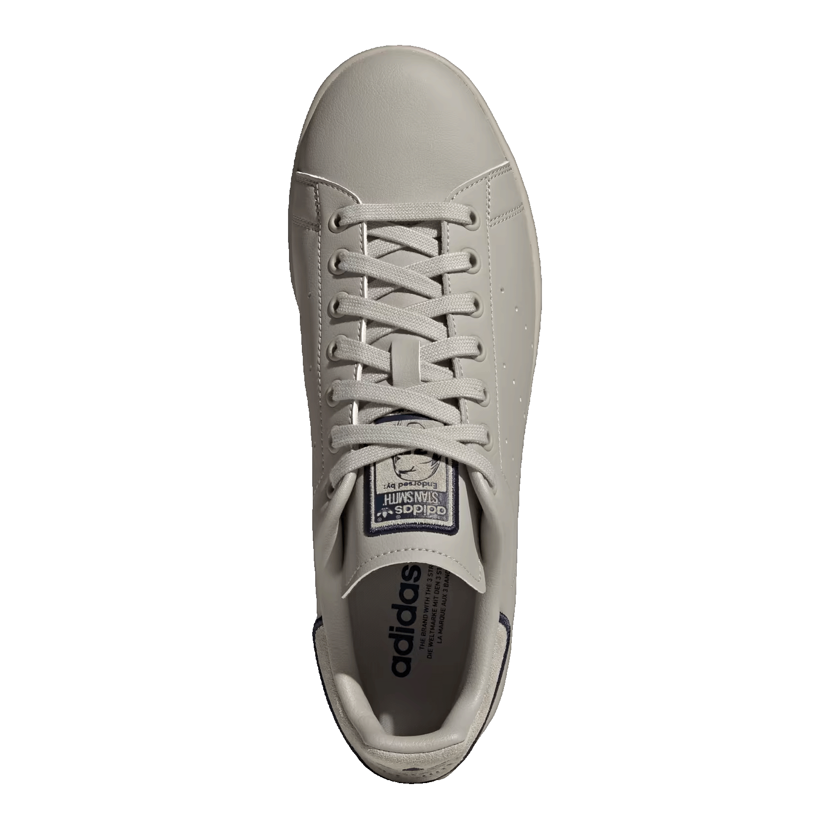 adidas Stan Smith Metal Grey Collegiate Navy Oben