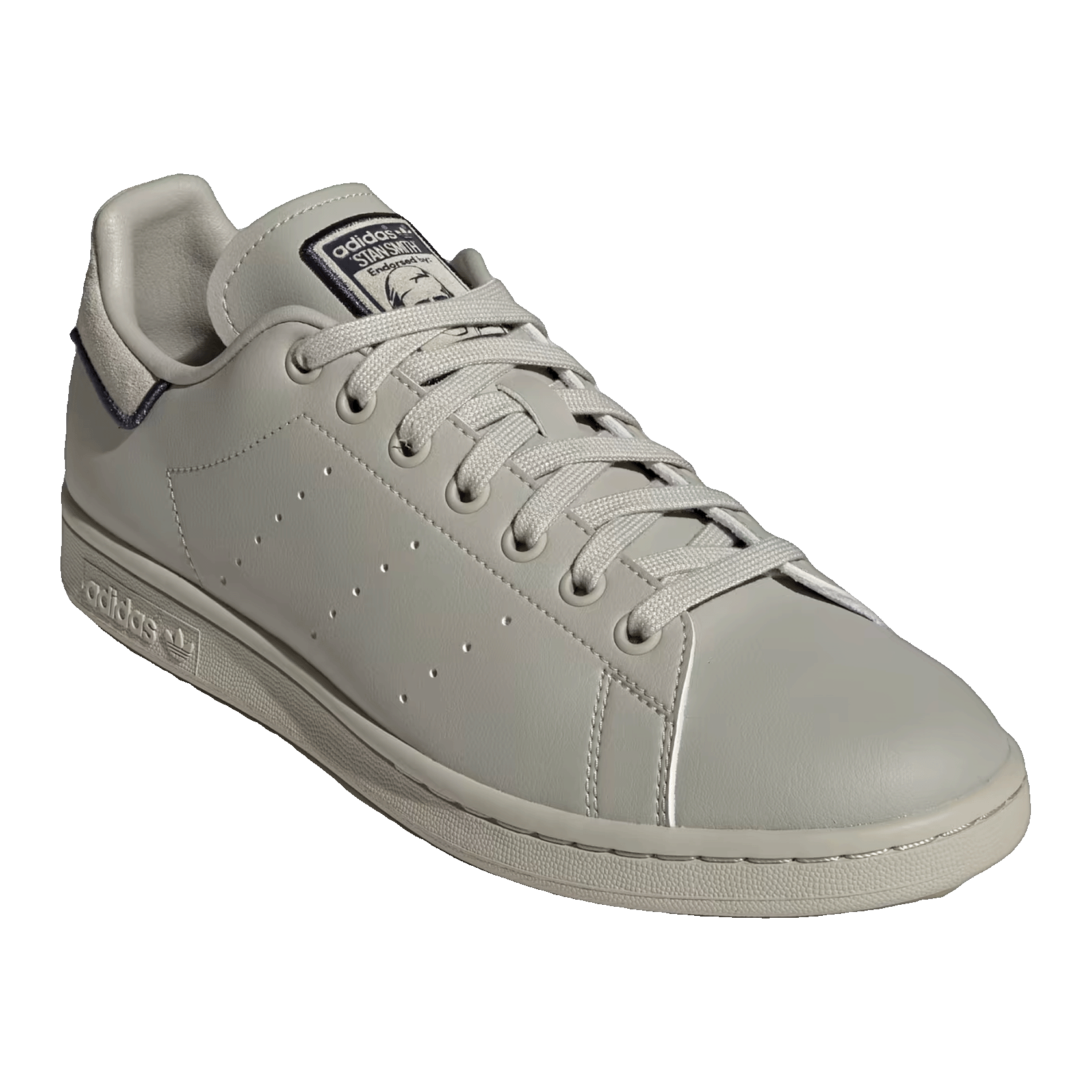 adidas Stan Smith Metal Grey Collegiate Navy Side GX4450