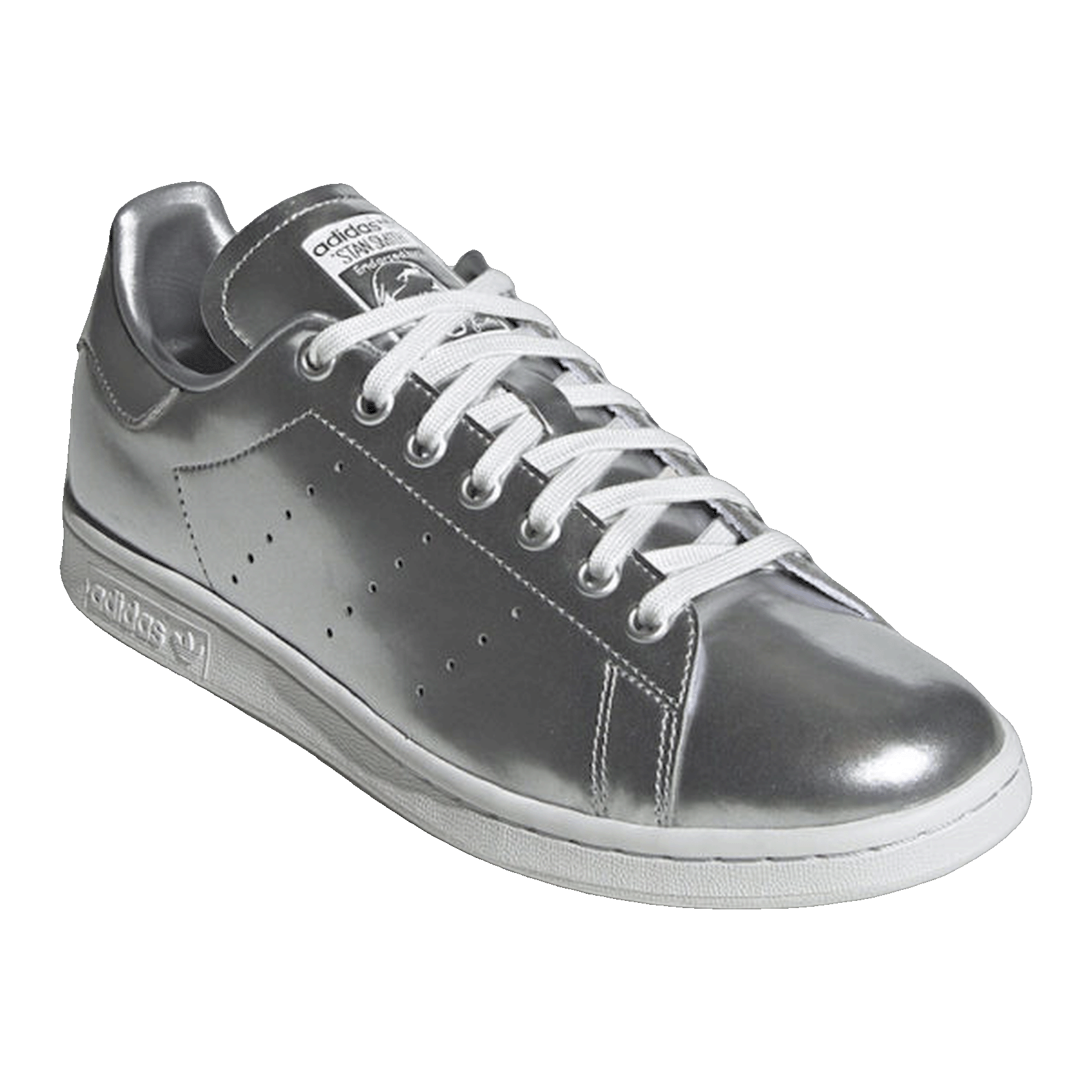 adidas Stan Smith Metal Silver Metallic Side