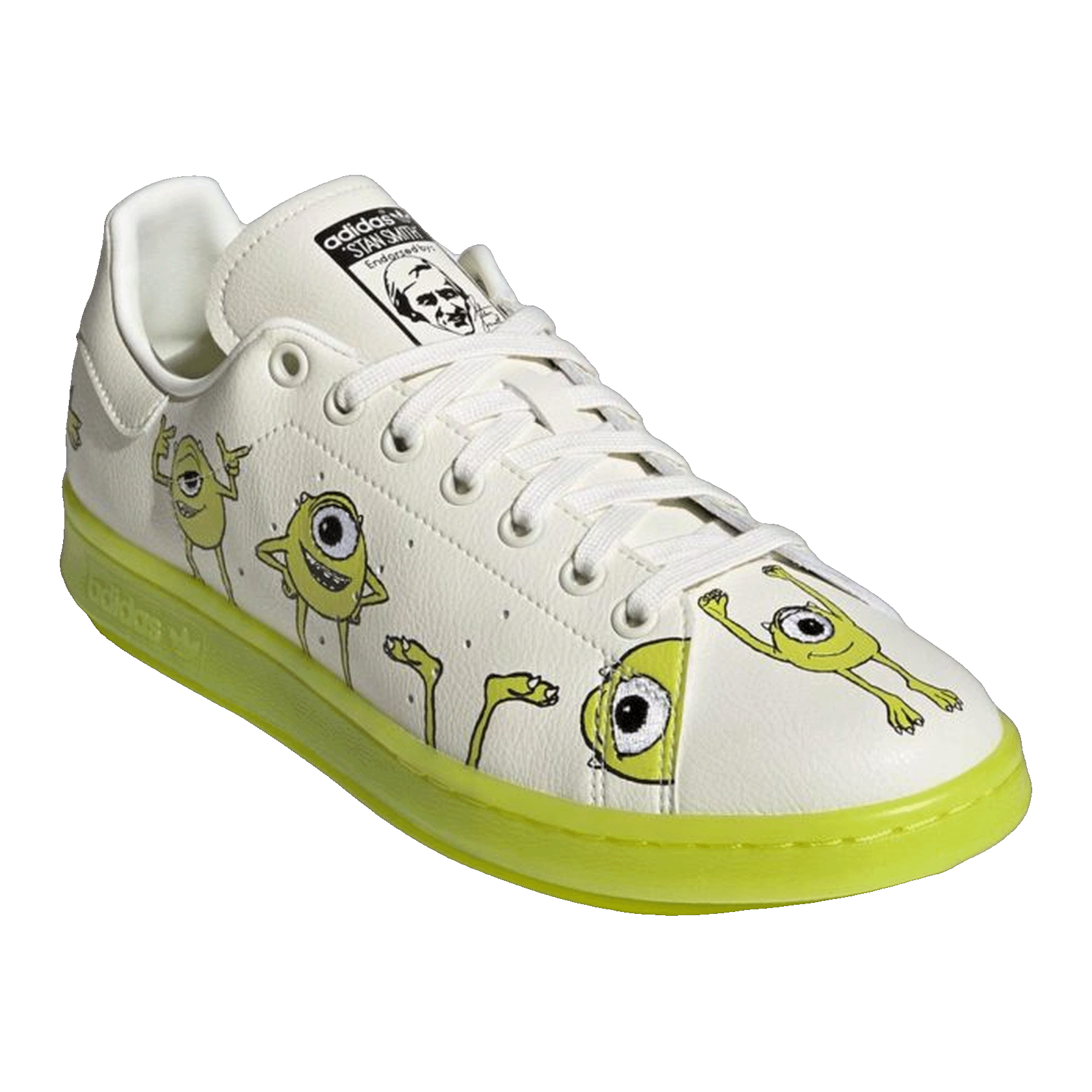 adidas Stan Smith Monsters Inc. Mike Wazowski Side FZ2706