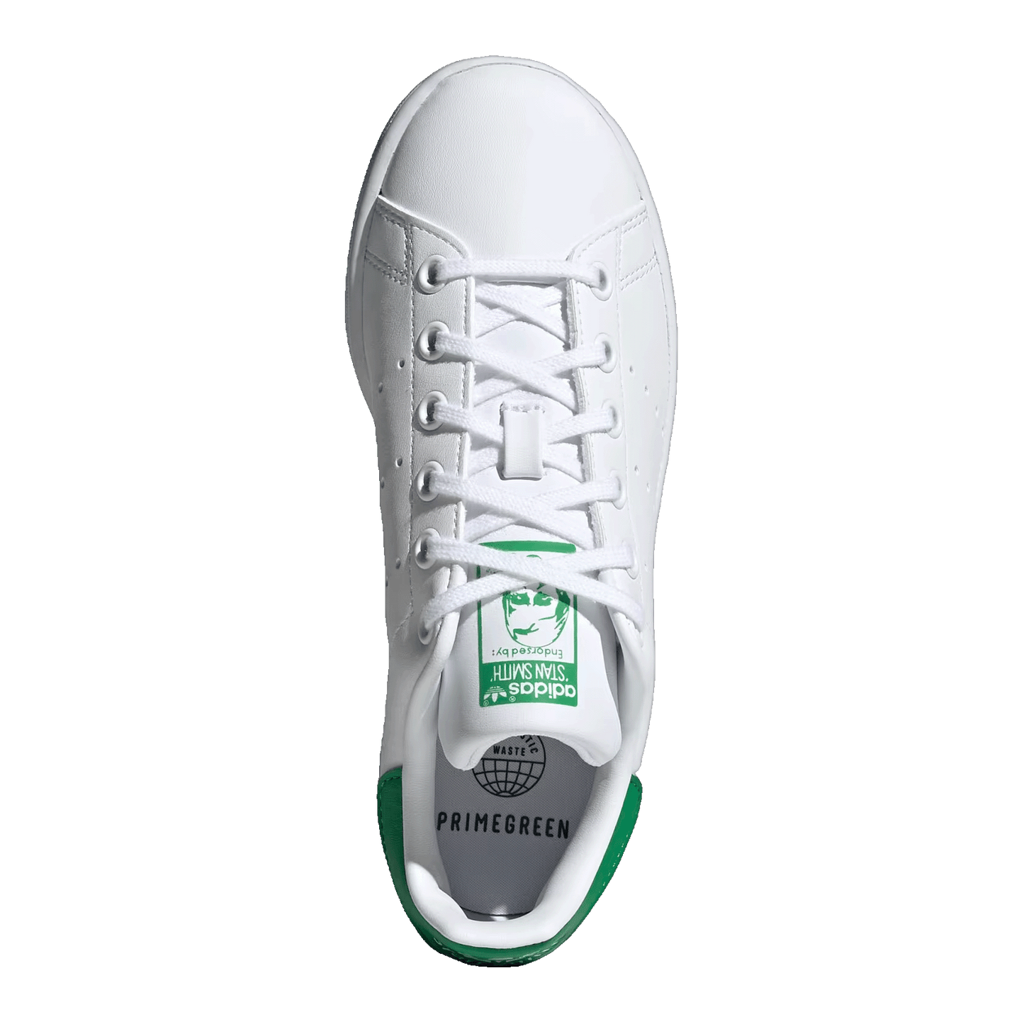adidas Stan Smith Primegreen Cloud White Green (GS) Oben FX7519