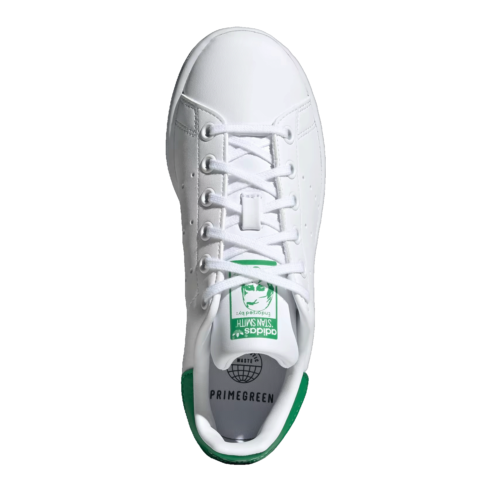 adidas Stan Smith Primegreen Cloud White Green (GS) Oben FX7519