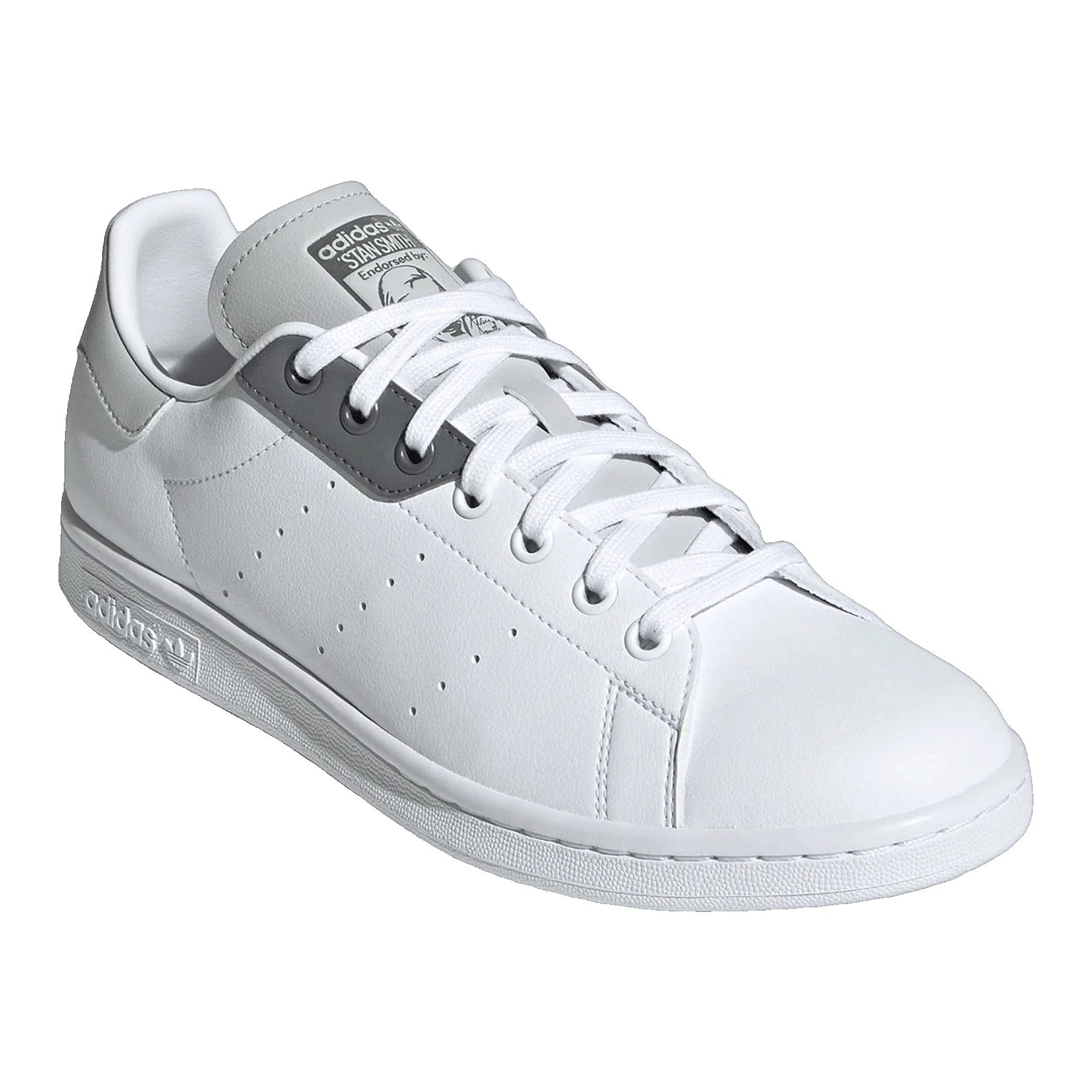 adidas Stan Smith Primegreen White Grey Dark Grey Side