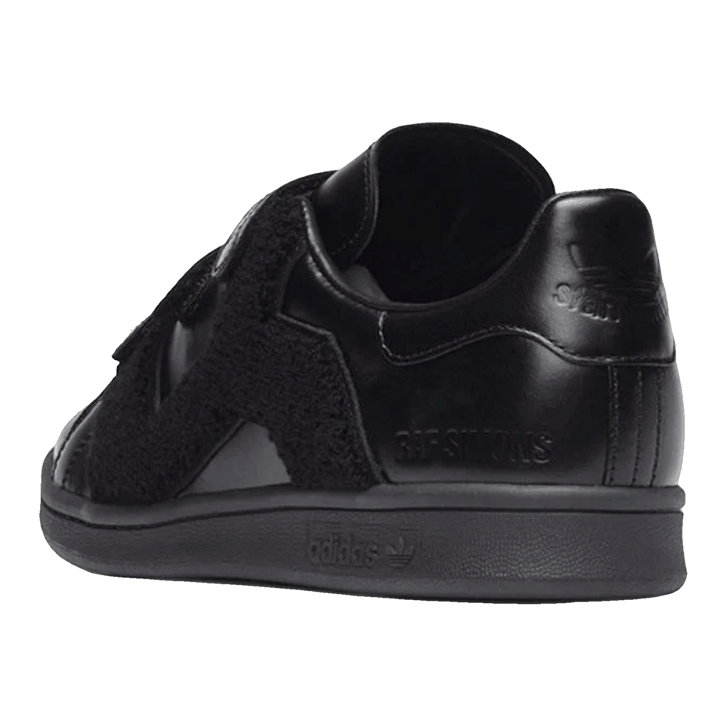 adidas Stan Smith Raf Simons Comfort Badge Black Back BB6886