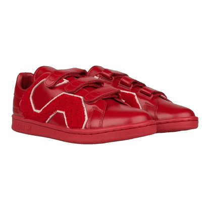 adidas Stan Smith Raf Simons Comfort Badge Power Red Side
