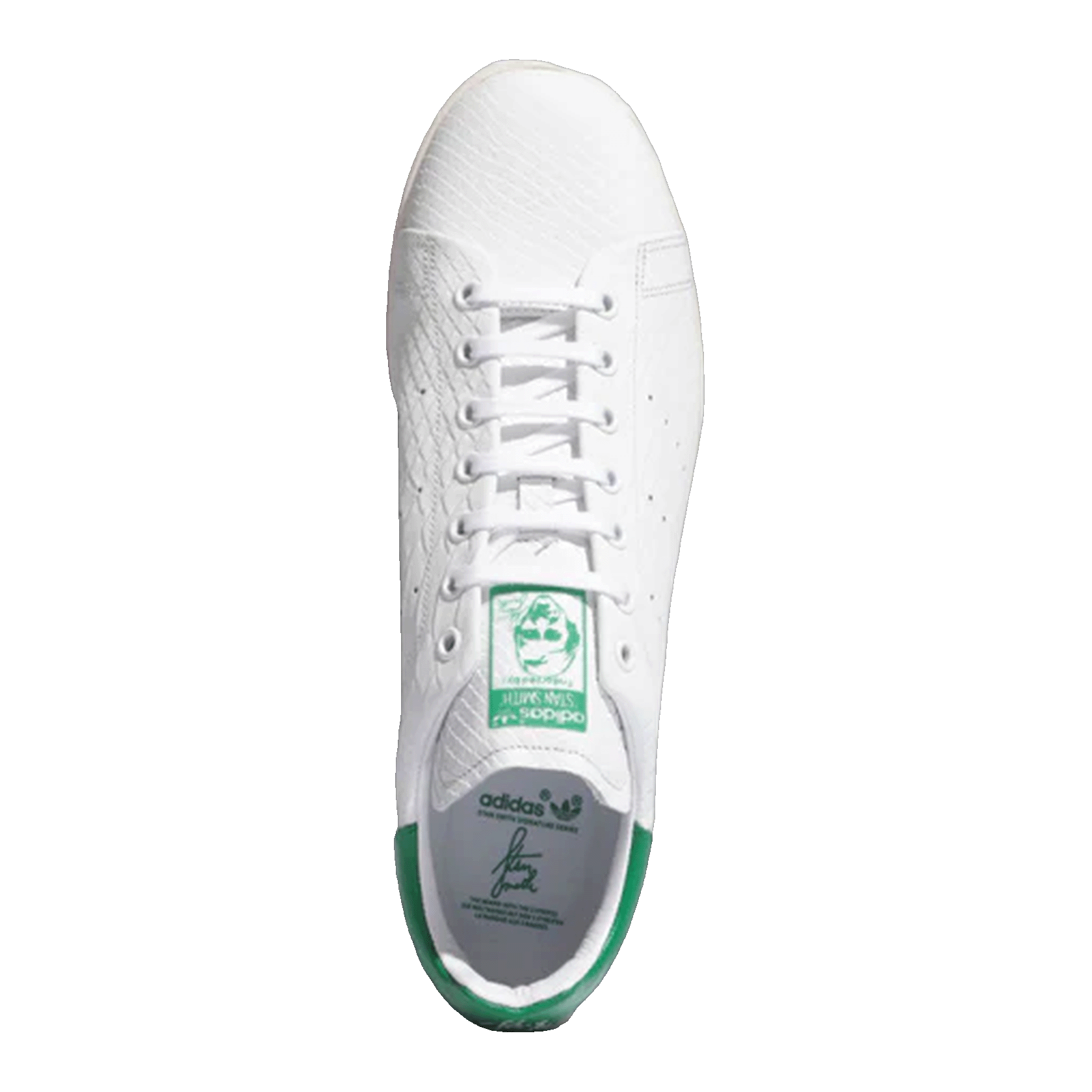 adidas Stan Smith Recon Italian Crocodile Cloud White Oben
