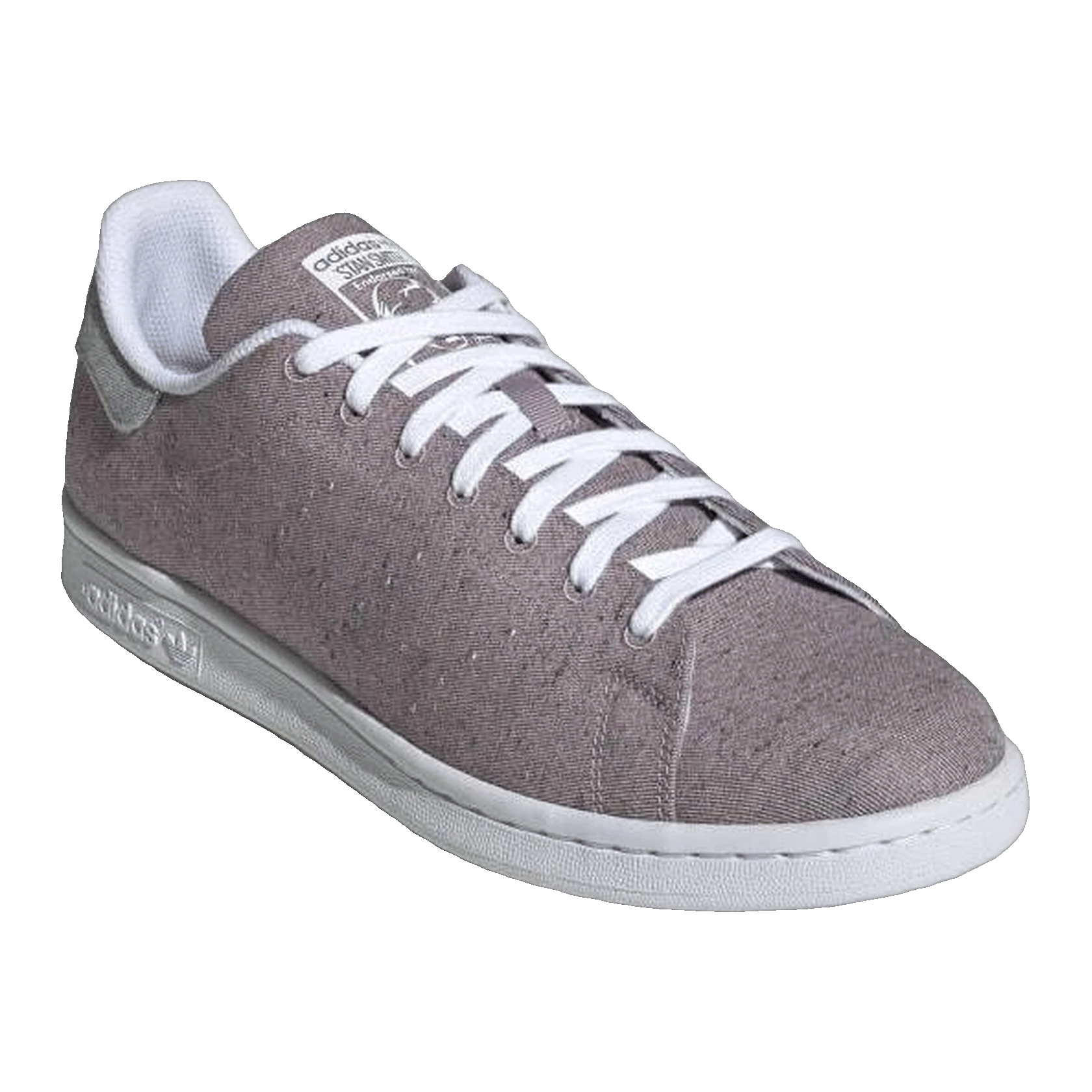 adidas Stan Smith Recycled Textile Purple Grey Side GY5460