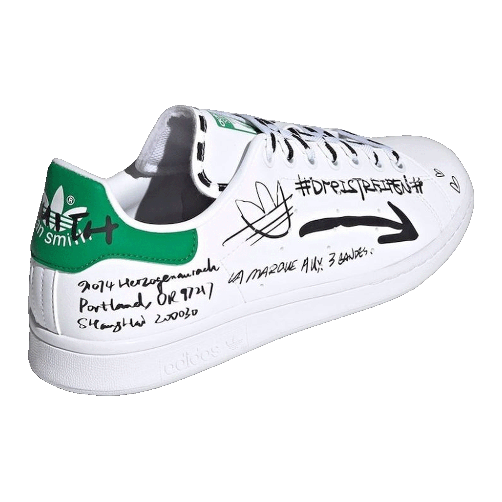 adidas Stan Smith Sharpie Pack Graffiti White Back GV9800