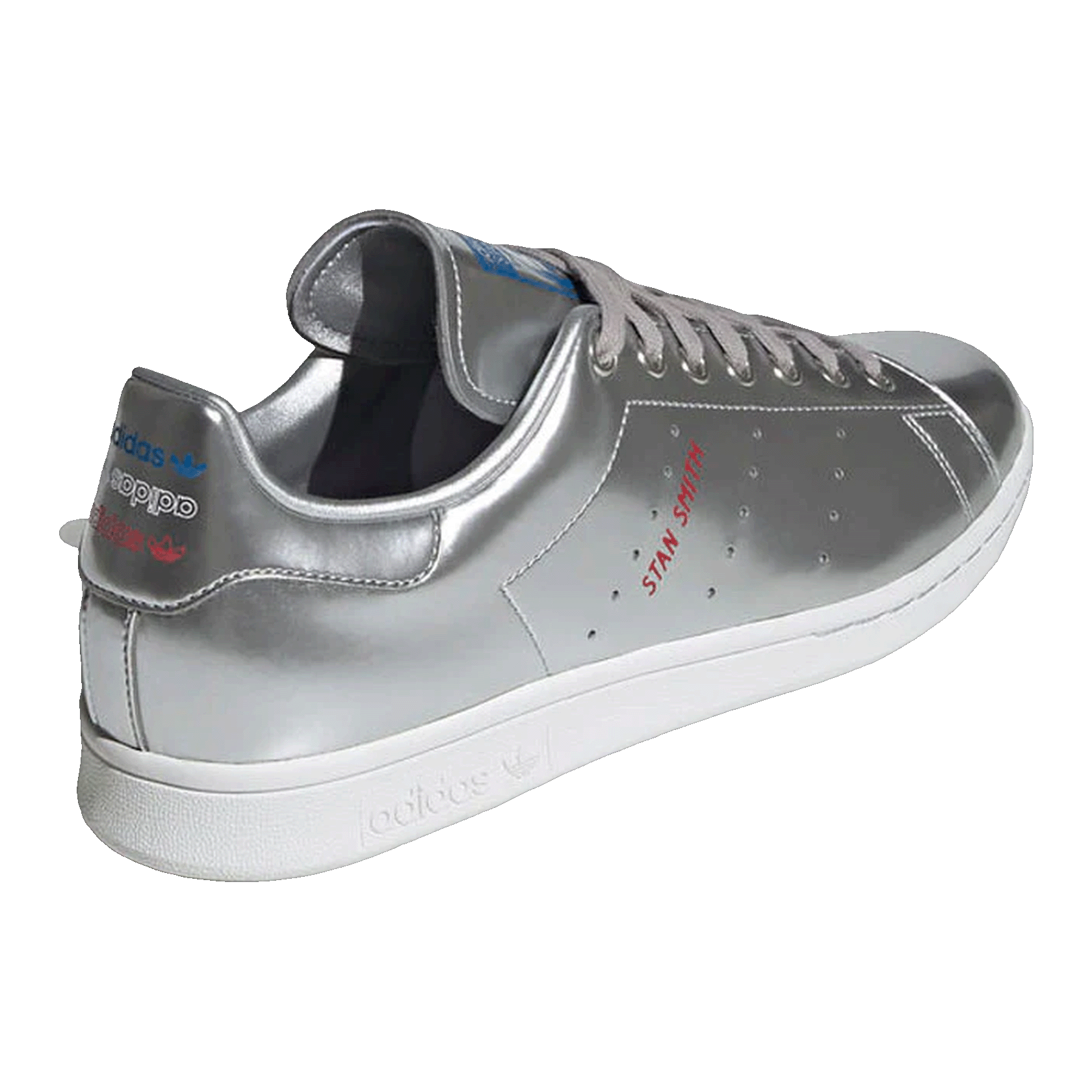 adidas Stan Smith Silver Metallic (2019) Back FW5363