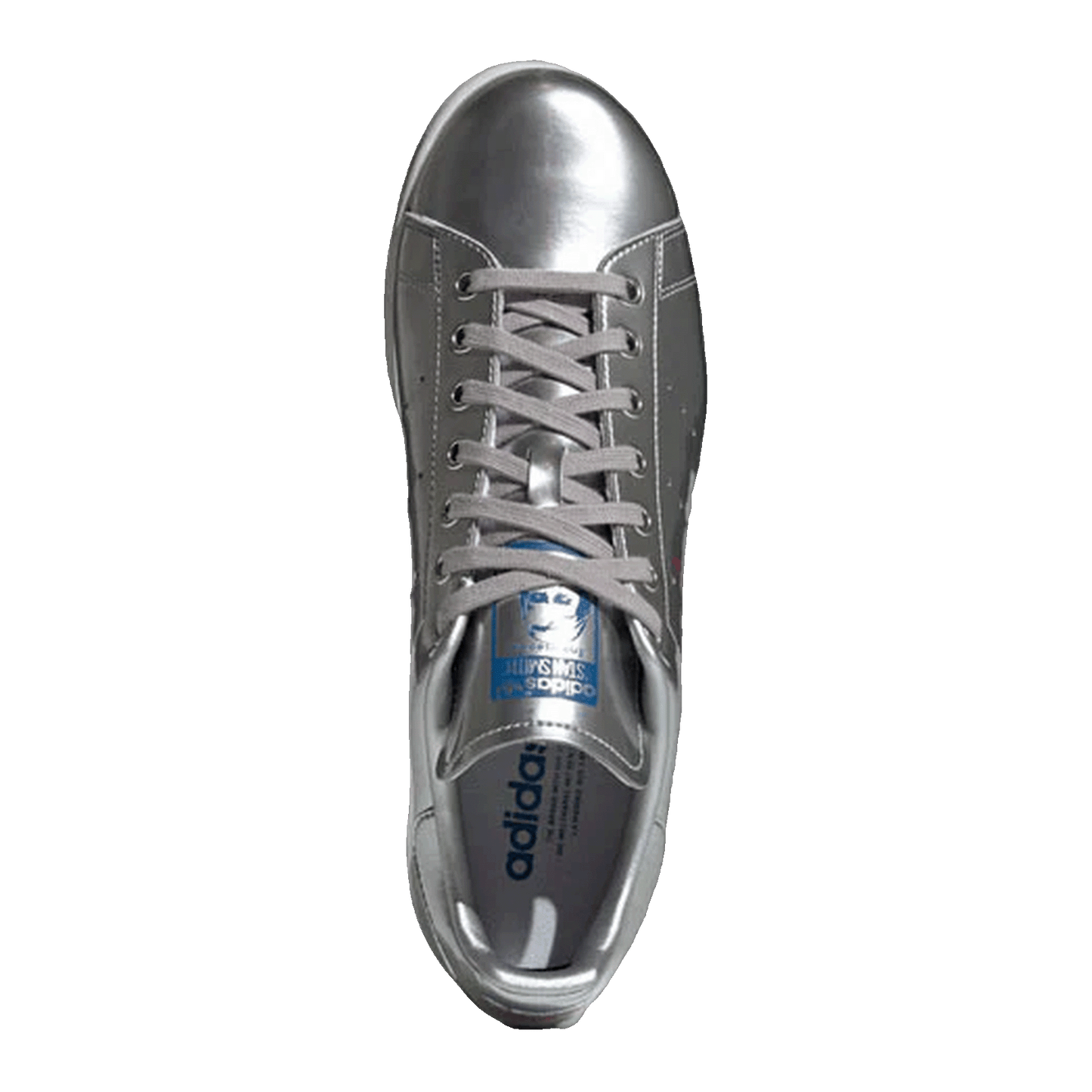 adidas Stan Smith Silver Metallic (2019) Oben FW5363