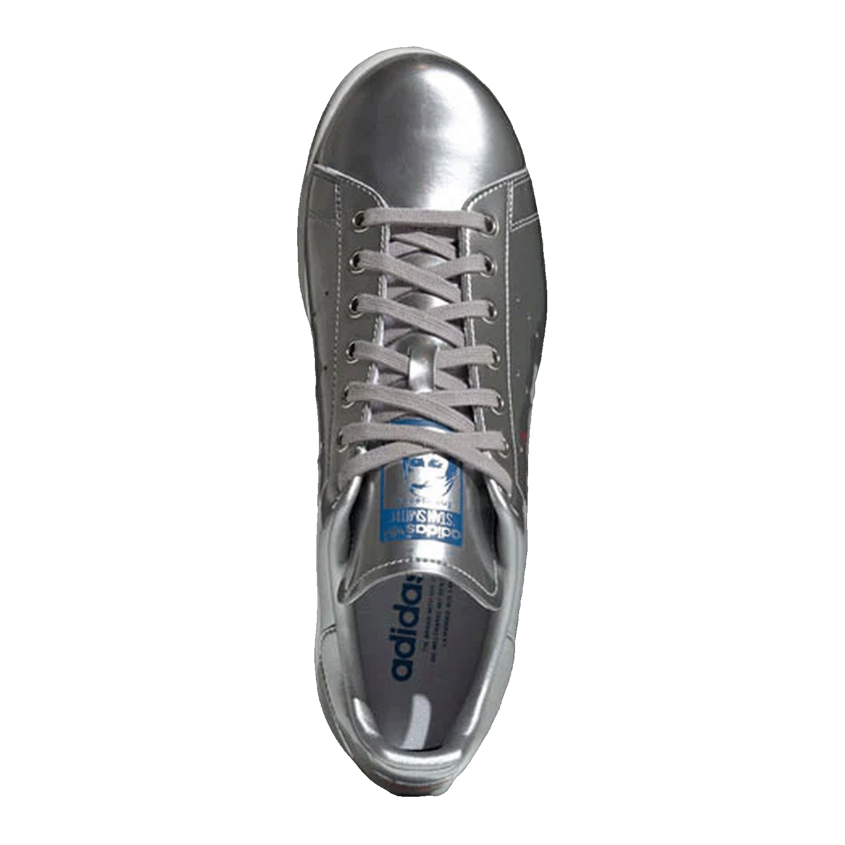 adidas Stan Smith Silver Metallic (2019) Oben FW5363