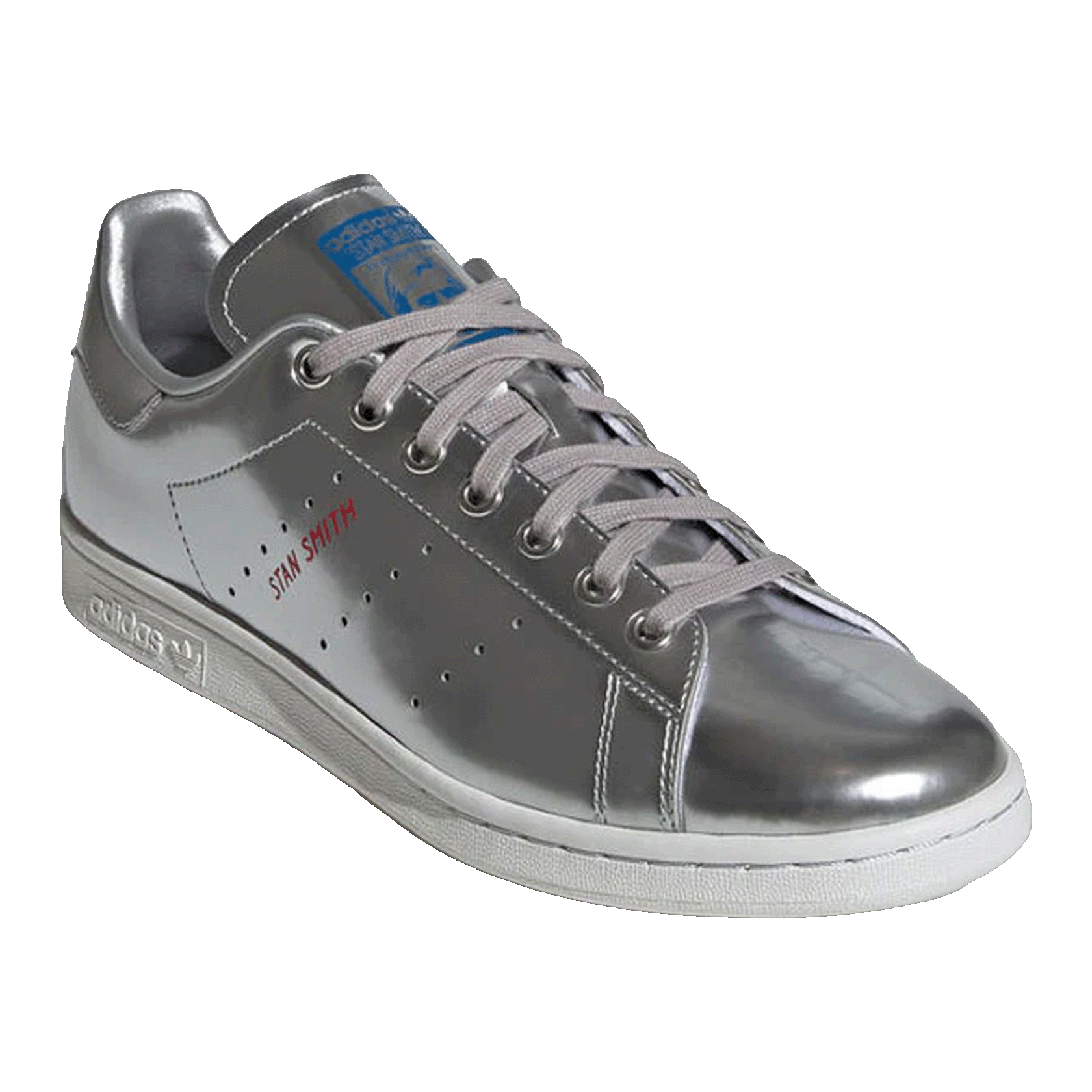 adidas Stan Smith Silver Metallic (2019) Side FW5363