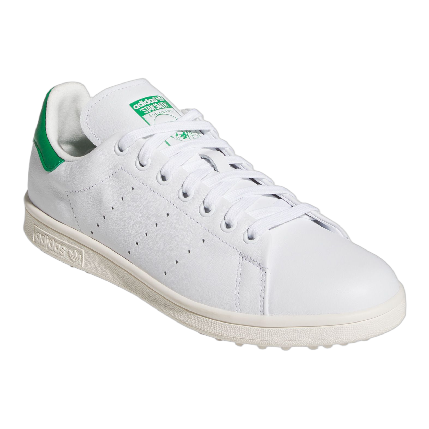 adidas Stan Smith Spikeless Golf Cloud White Green Off White Side JH6153
