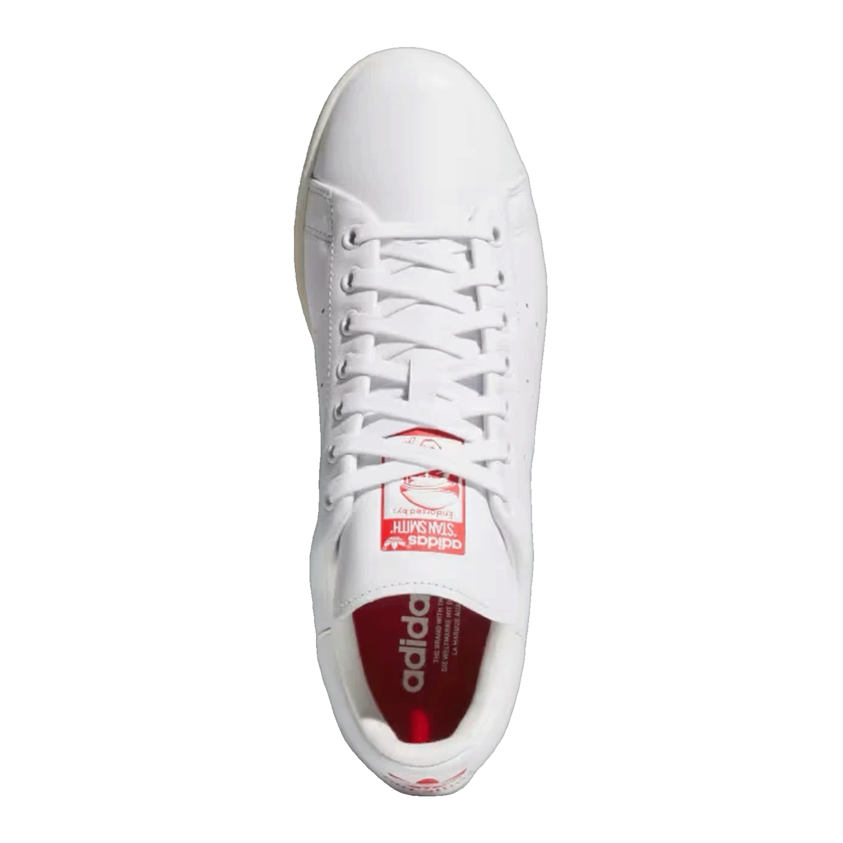 adidas Stan Smith Spikeless Golf Cloud White Off White Better Scarlet Oben JH6155