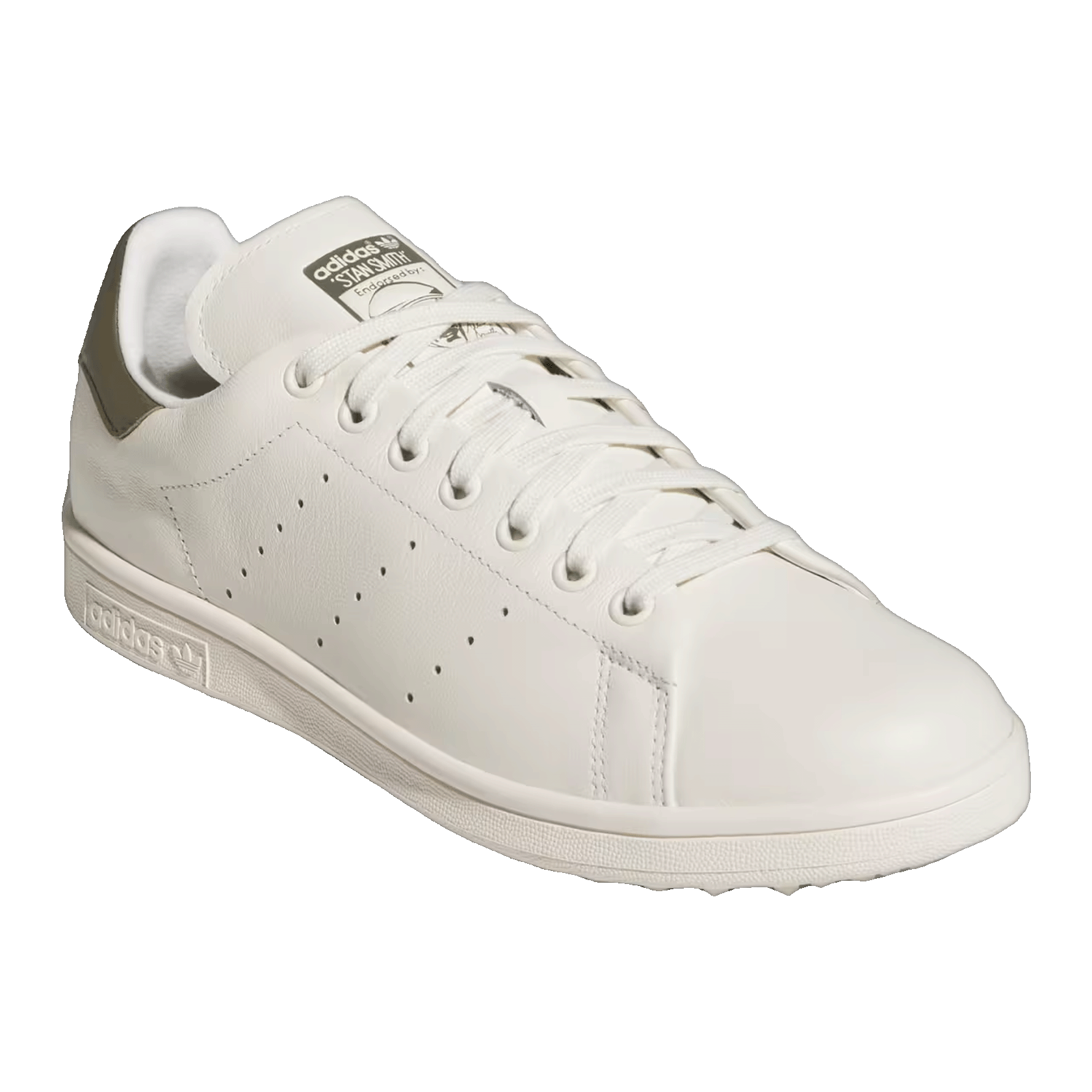 adidas Stan Smith Spikeless Golf Off White Olive Strata Side JH6156