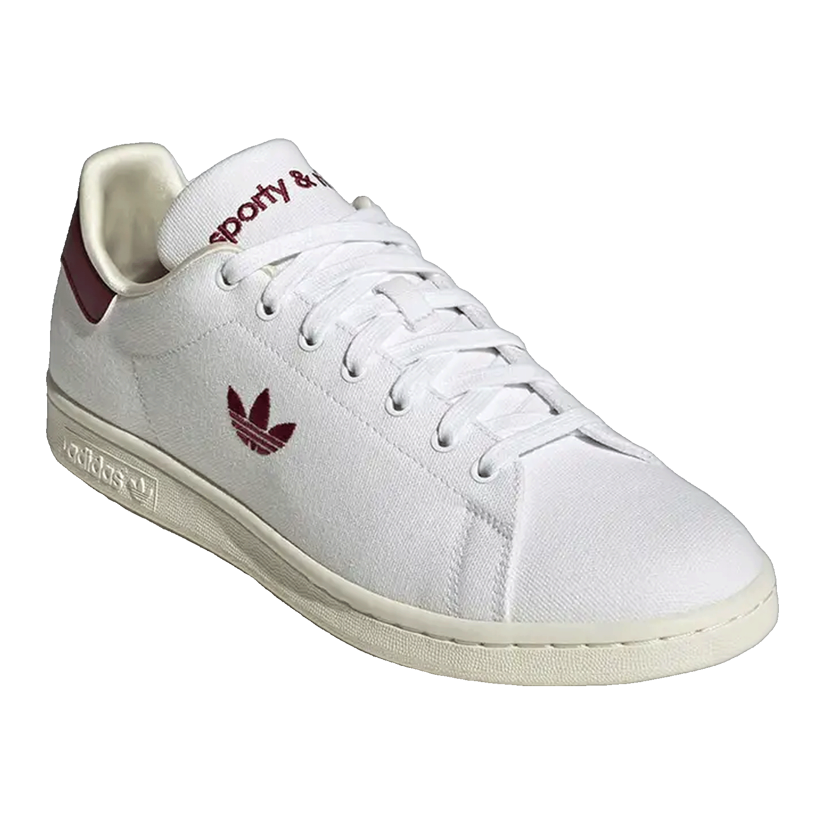 adidas Stan Smith Sporty & Rich White Merlot Side HQ6073