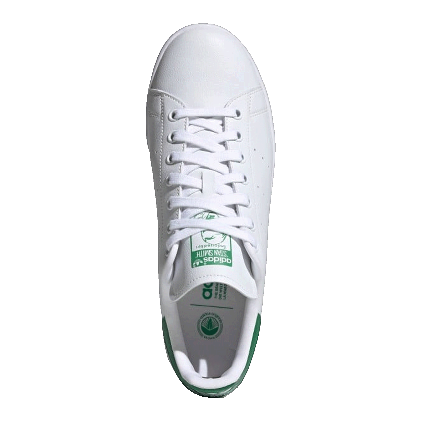 adidas Stan Smith Vegan White Green Oben