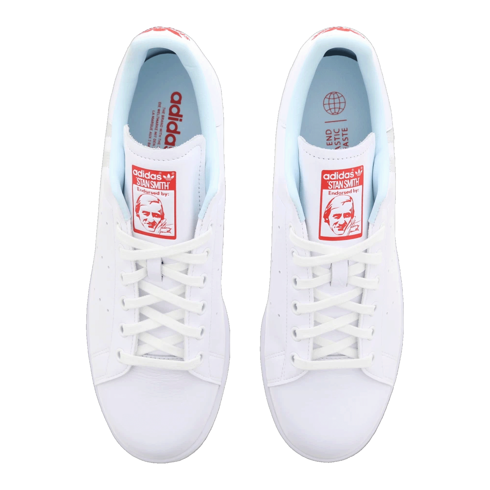adidas Stan Smith White Almost Blue Oben