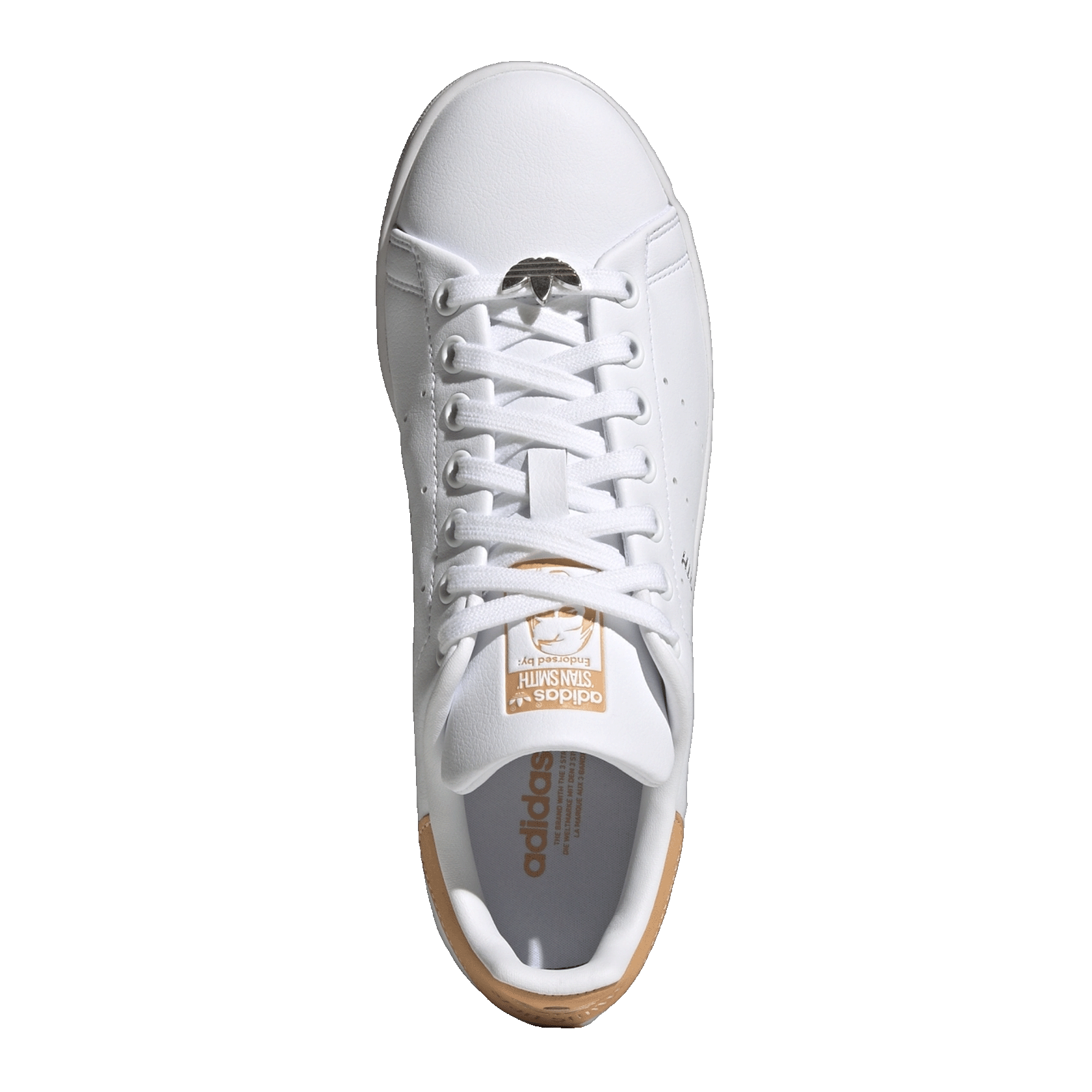 adidas Stan Smith White Beam Orange (GS) Oben