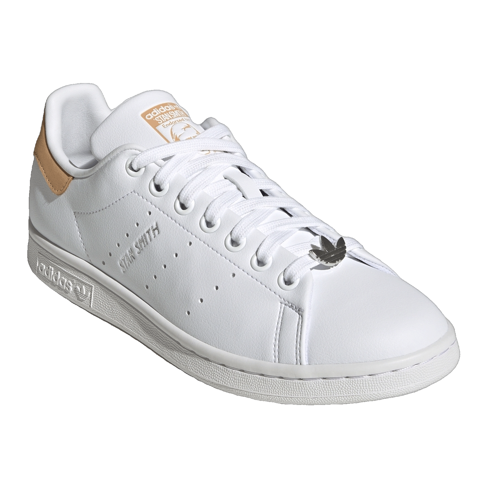 adidas Stan Smith White Beam Orange (GS) Side