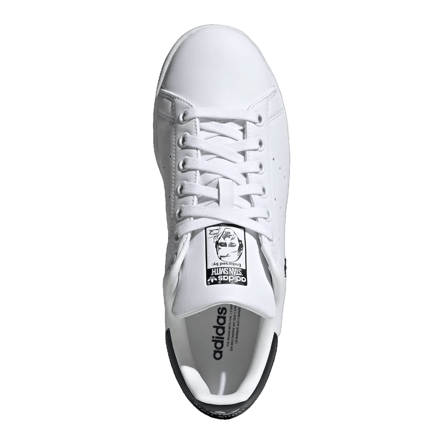 adidas Stan Smith White Black Mini Trefoil (W) Oben IE0459