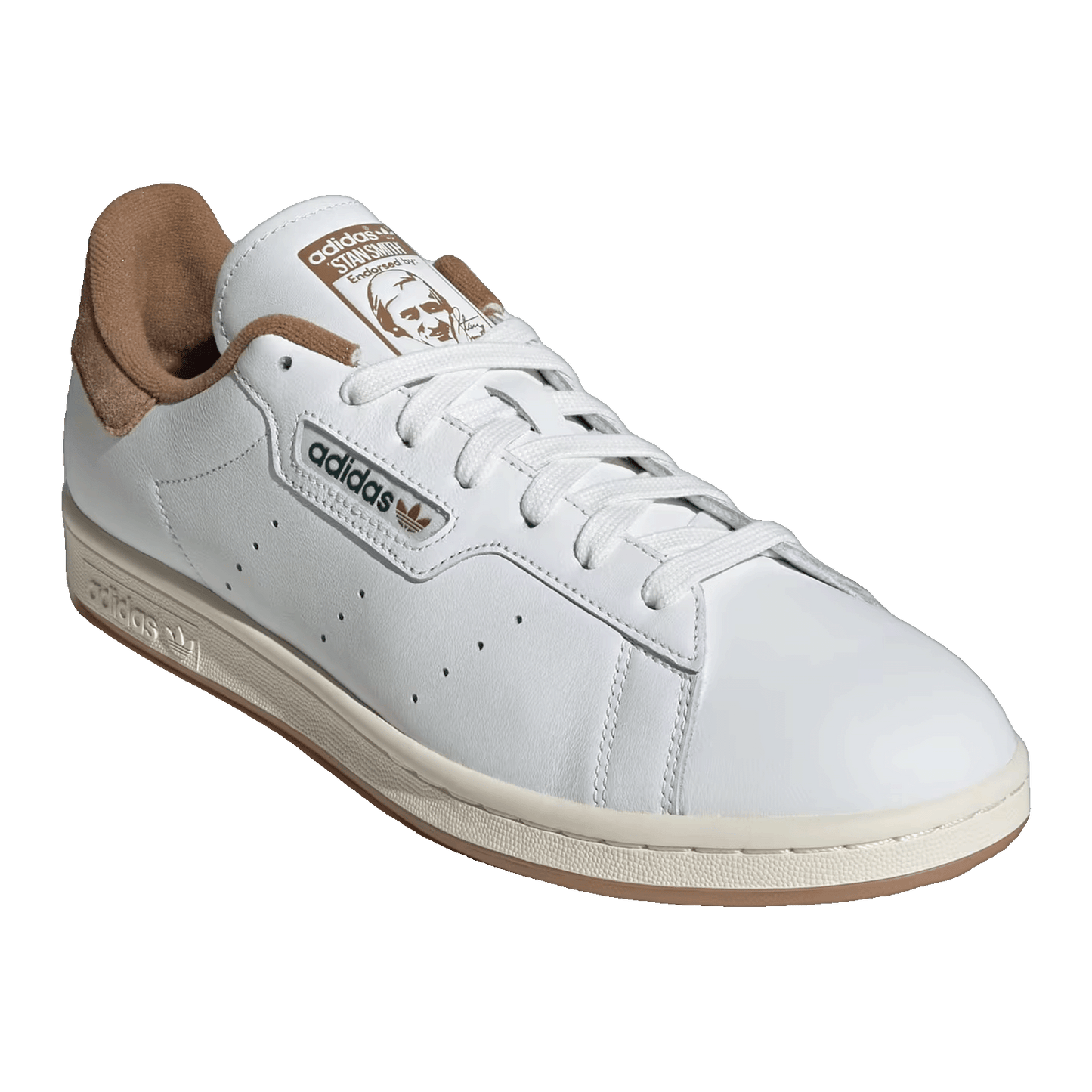 adidas Stan Smith White Brown Desert Side ID1354